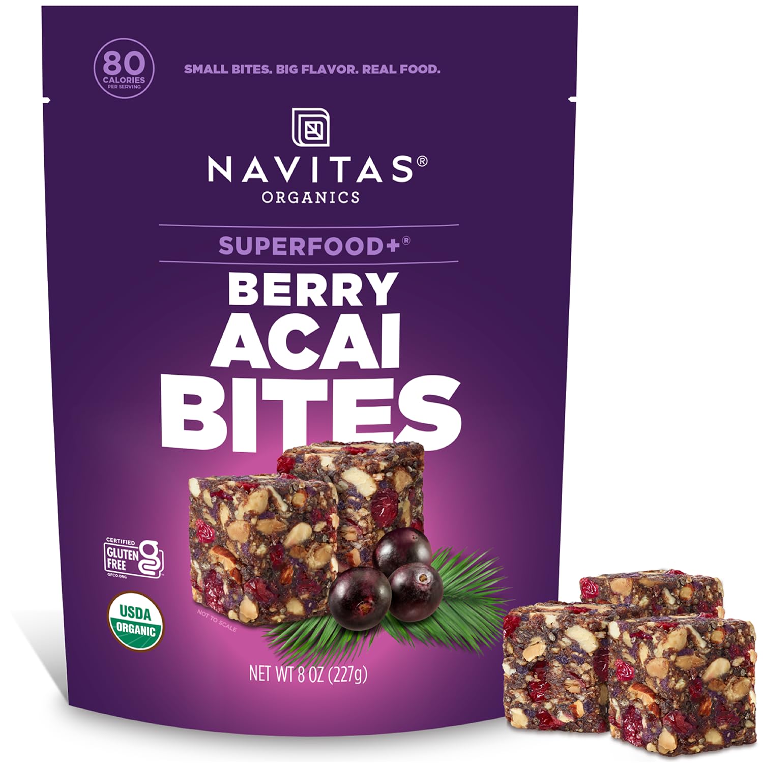 Cheap Navitas Organics Cacao Goji Superfood+ Bites - Plant-Based Power Snacks