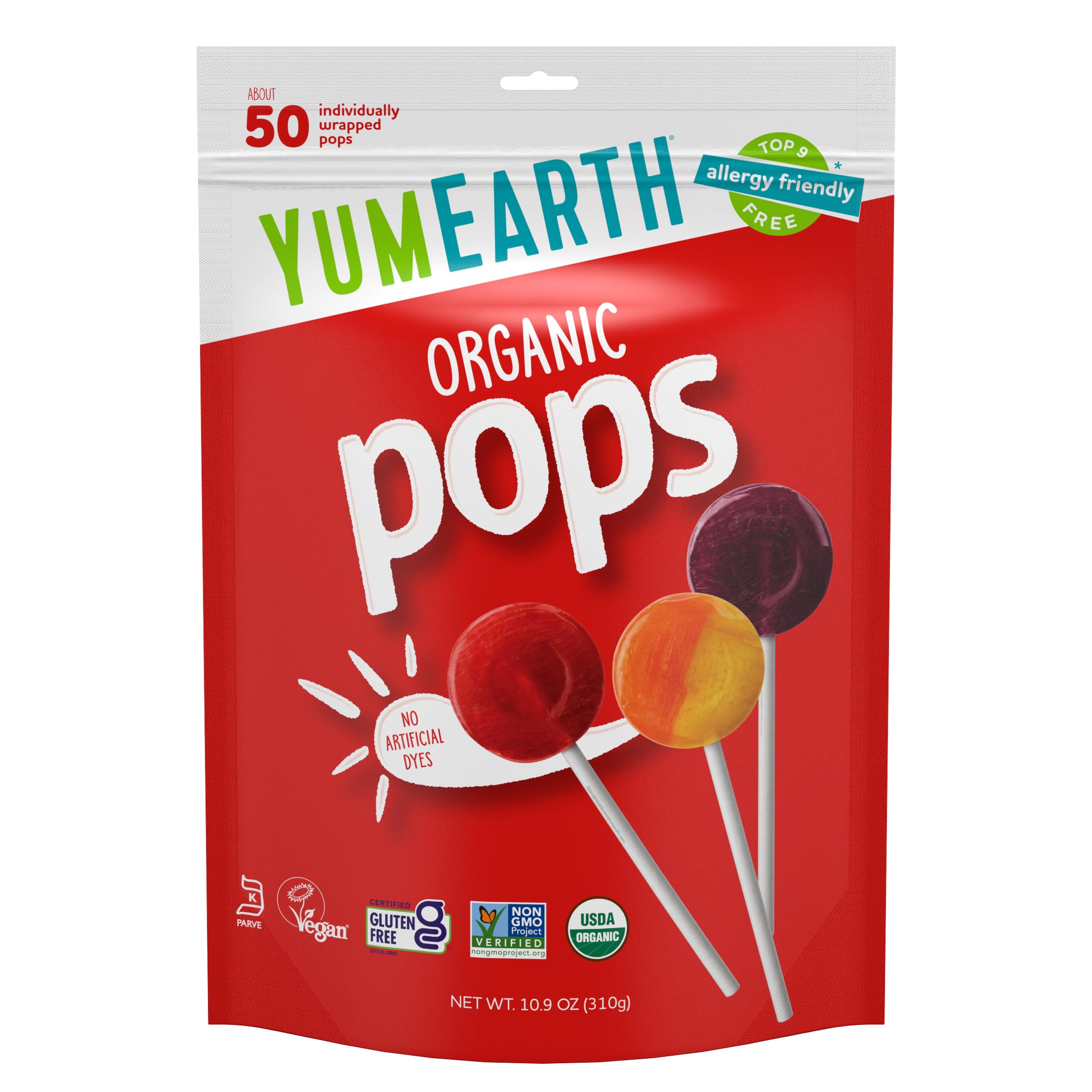 Discount YumEarth Organic Vitamin C Pops Variety Pack