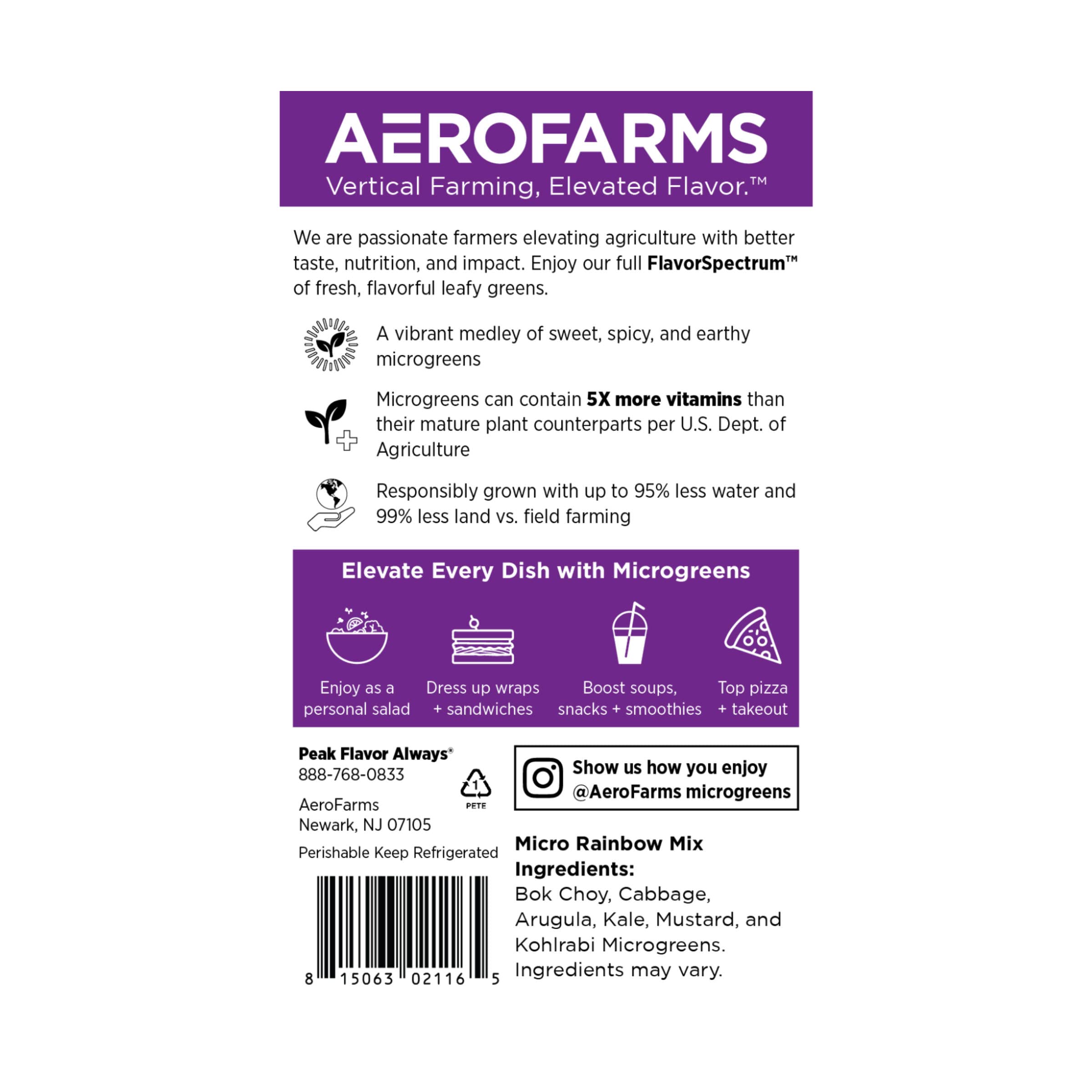 Top Rated Aerofarms Microgreen Rainbow Mix