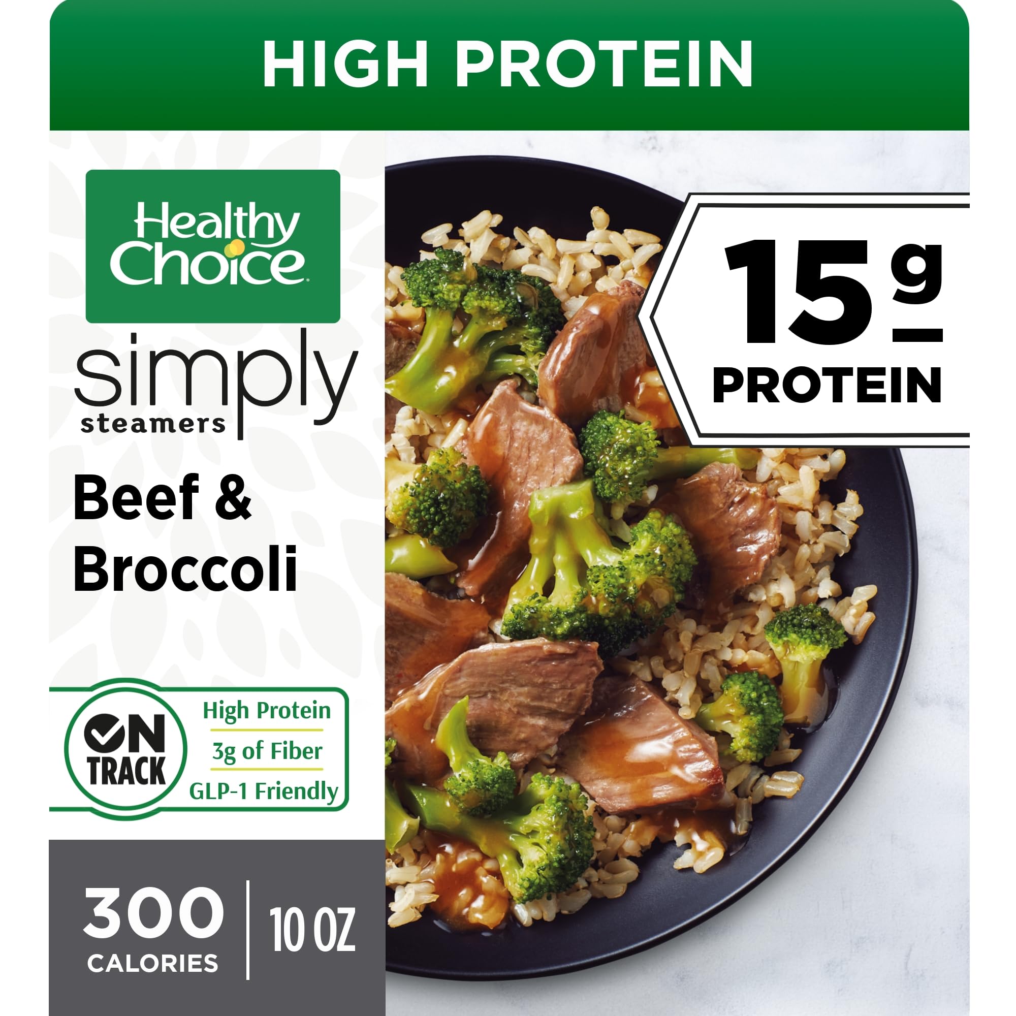 Top Rated Healthy Choice Simply Steamers Beef & Broccoli Frozen Dinner
