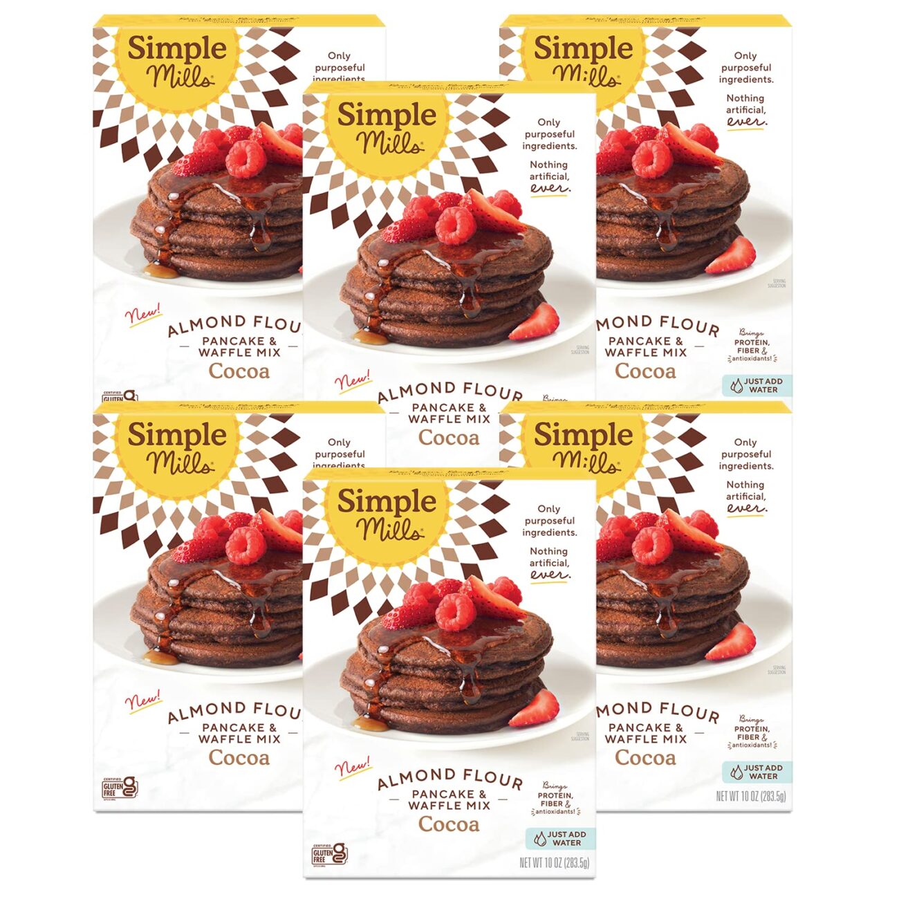 Best Price Simple Mills Almond Flour Pancake & Waffle Mix, Gluten Free, Made with Whole Foods, 10.7 oz