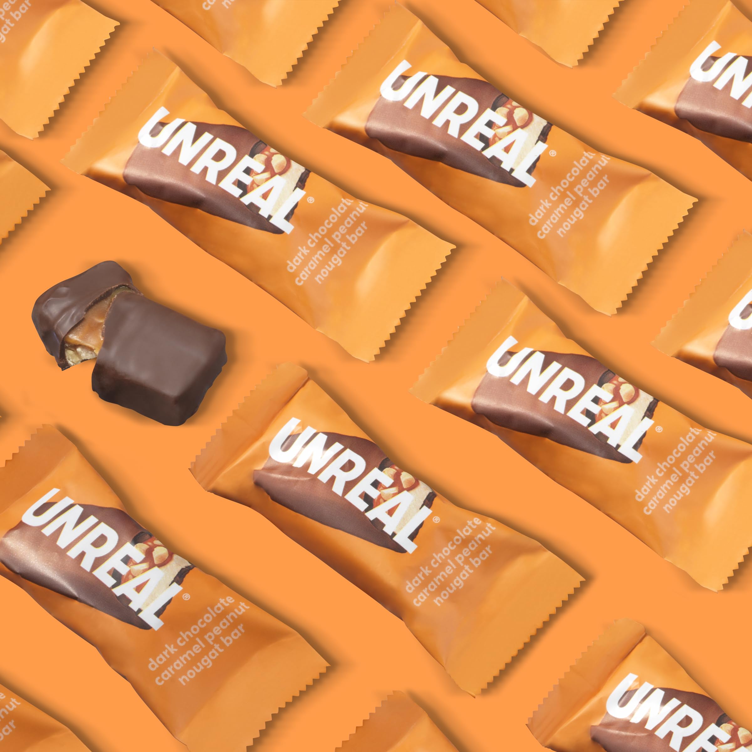 Best Price UNREAL Dark Chocolate Caramel Peanut Nougat Bars