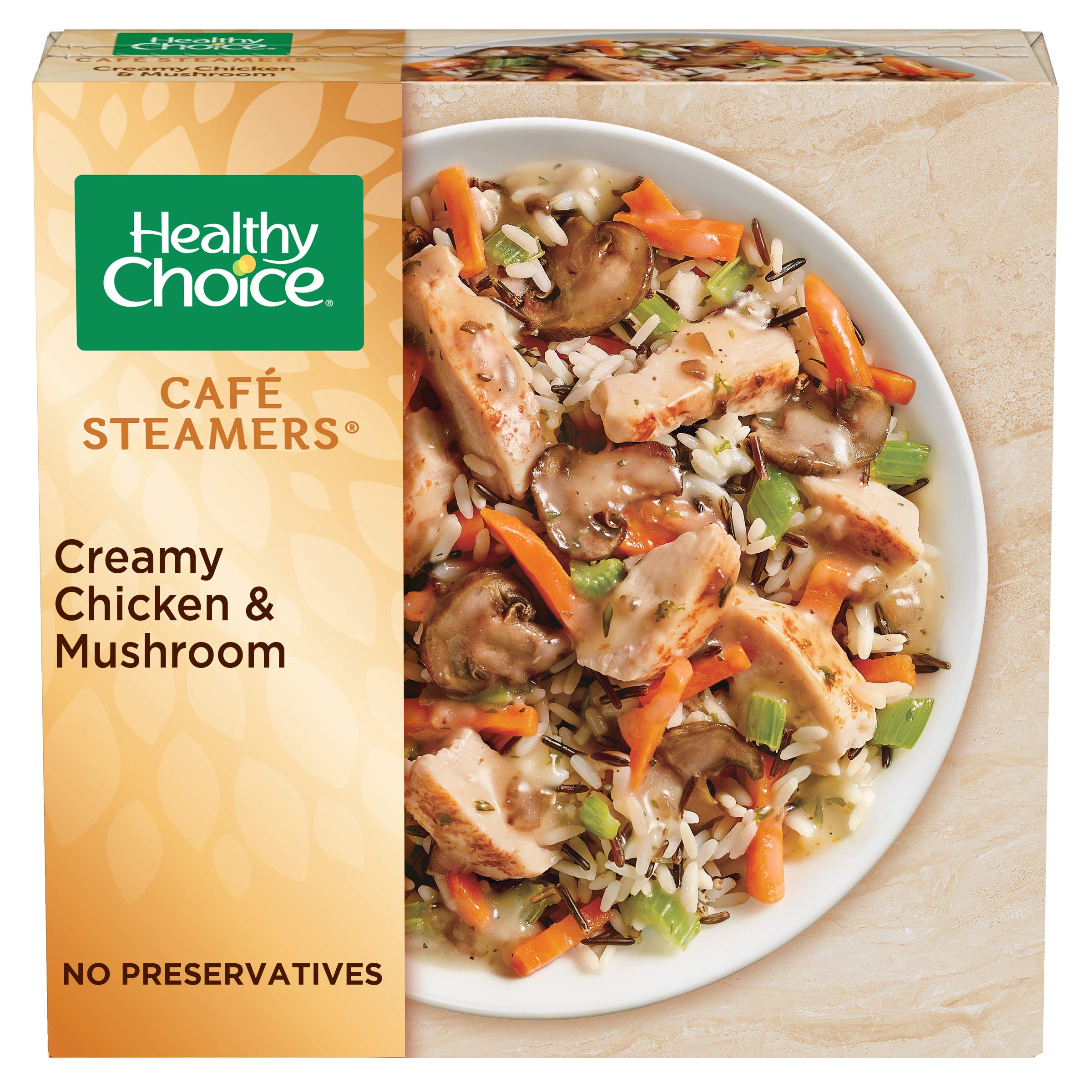 Cheap Healthy Choice Café Steamers Creamy Chicken & Mushroom Protein-Packed Frozen Meal