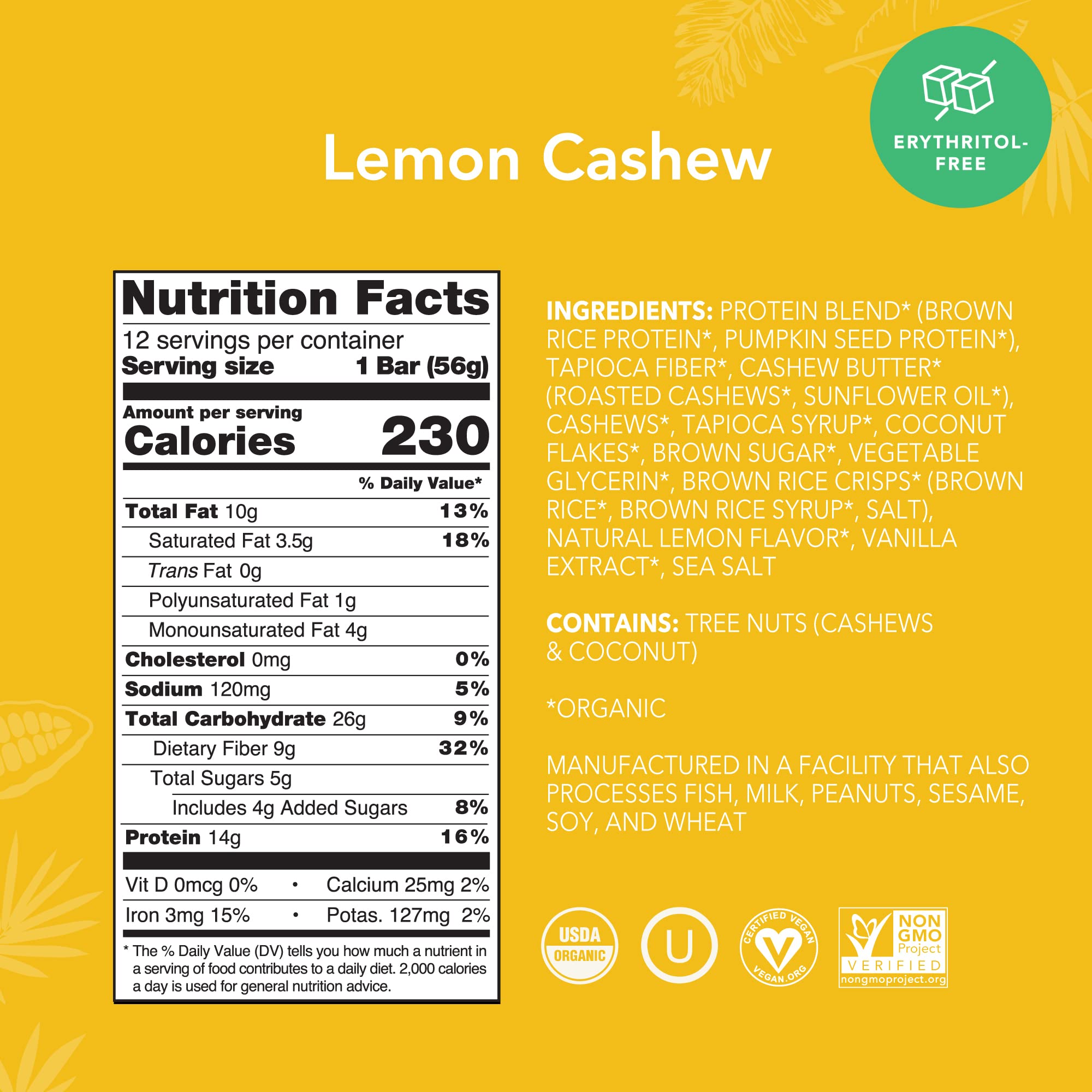 Best Price ALOHA Organic Plant-Based Protein Bars