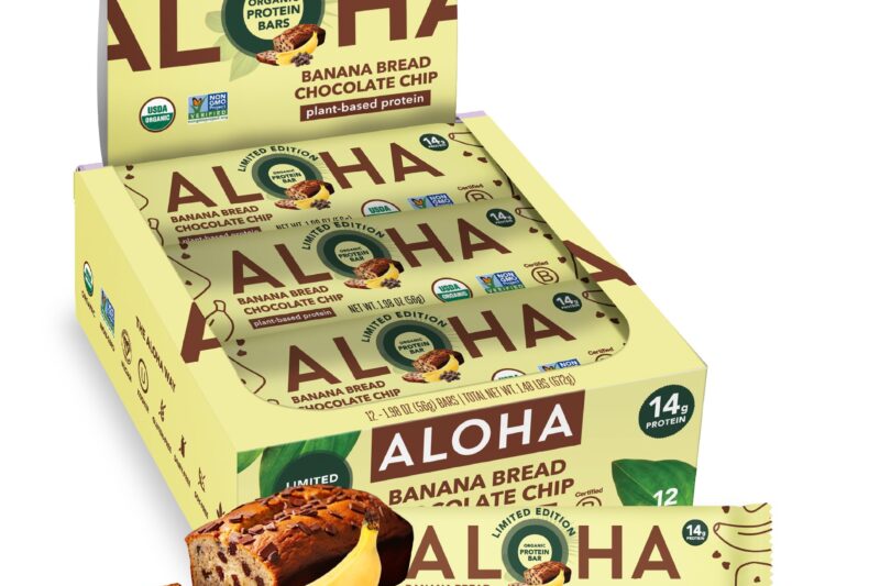 Best Price ALOHA Organic Plant-Based Protein Bars
