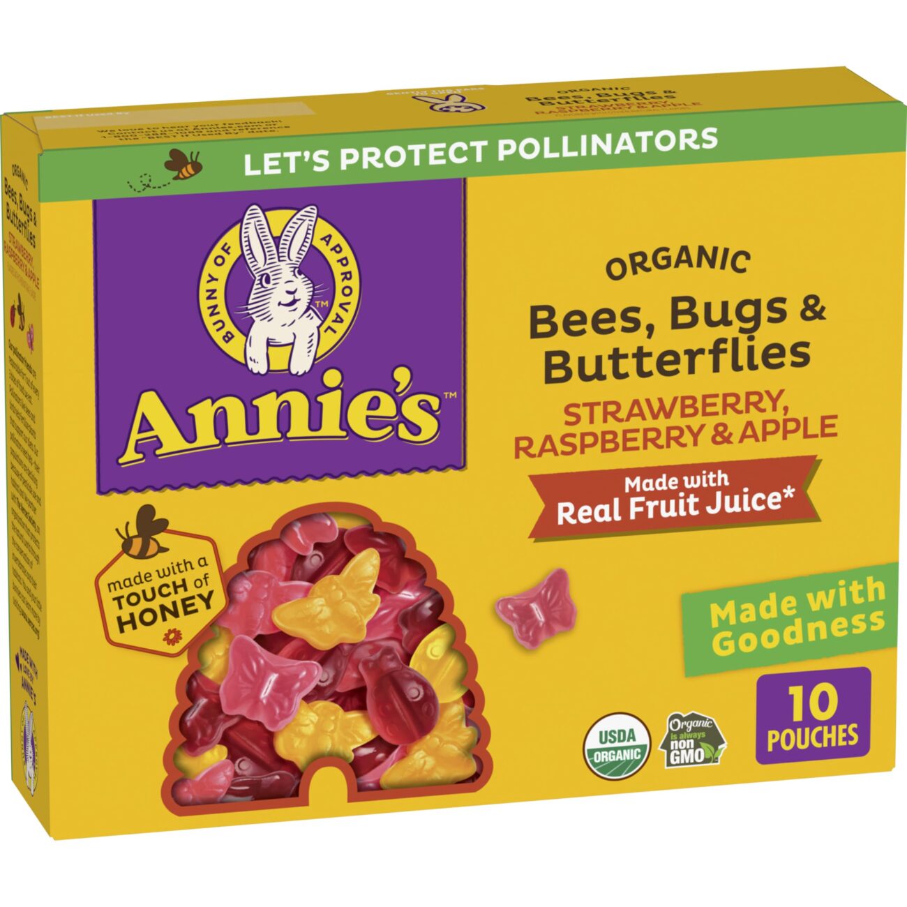 Best Price Annie's Organic Bees, Bugs & Butterflies Fruit Flavored Snacks