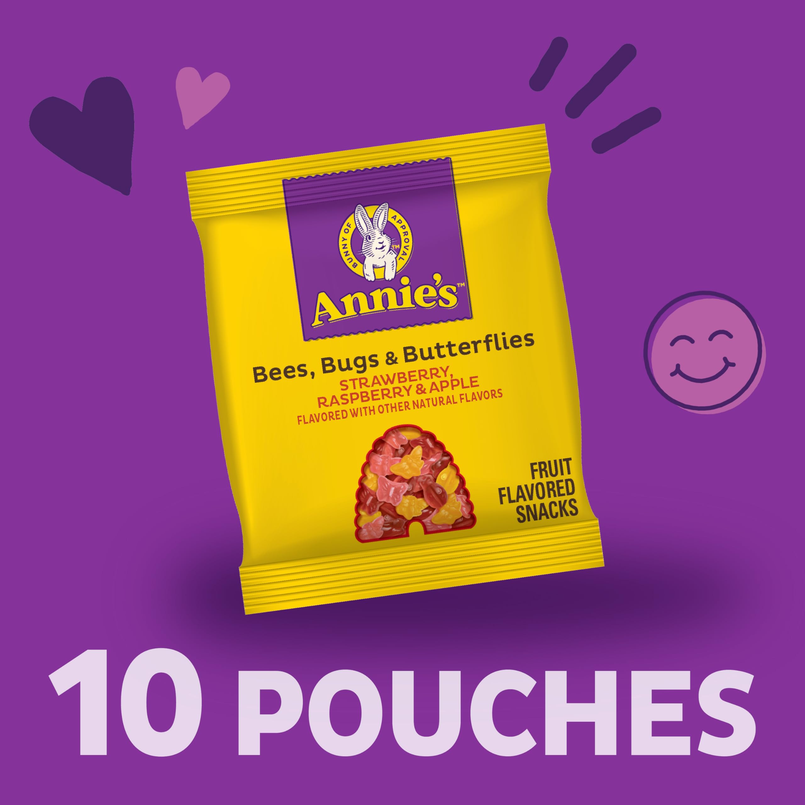Best Price Annie's Organic Bees, Bugs & Butterflies Fruit Flavored Snacks