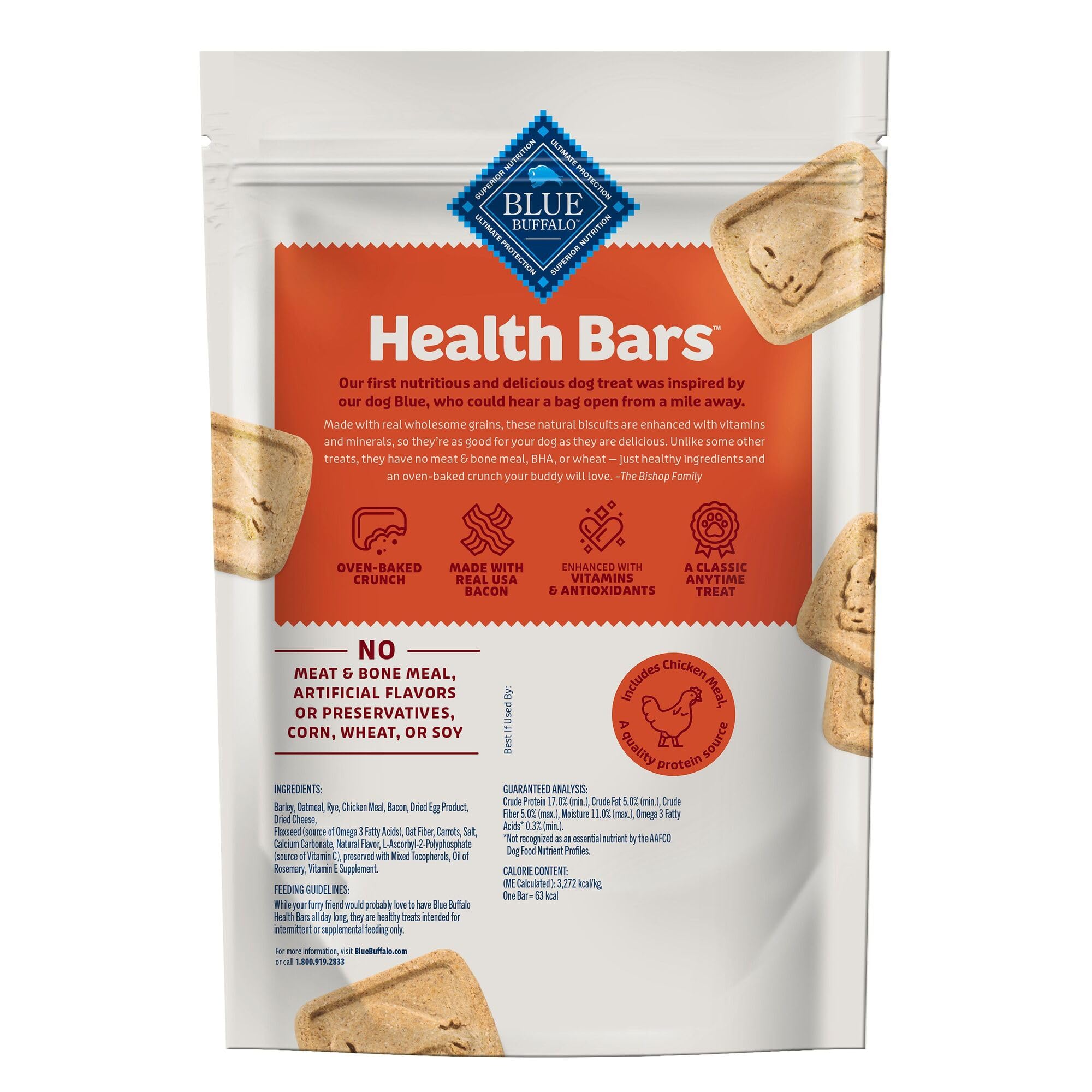 Best Price Blue Buffalo Health Bars Crunchy Dog Biscuits
