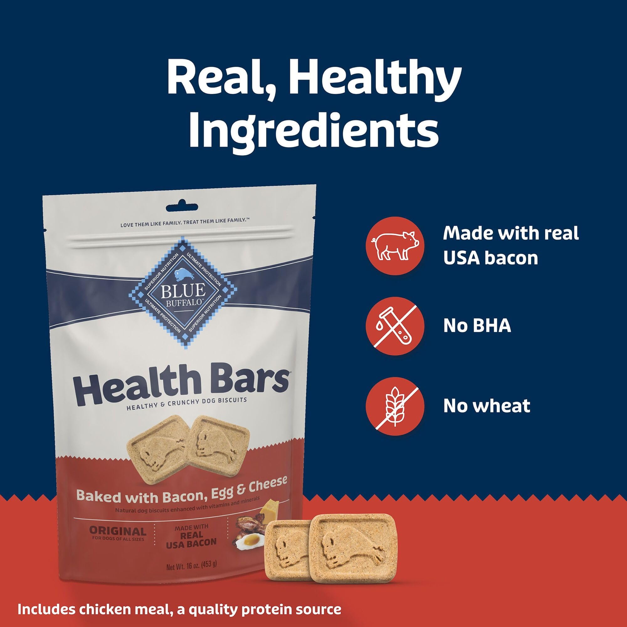 Best Price Blue Buffalo Health Bars Crunchy Dog Biscuits