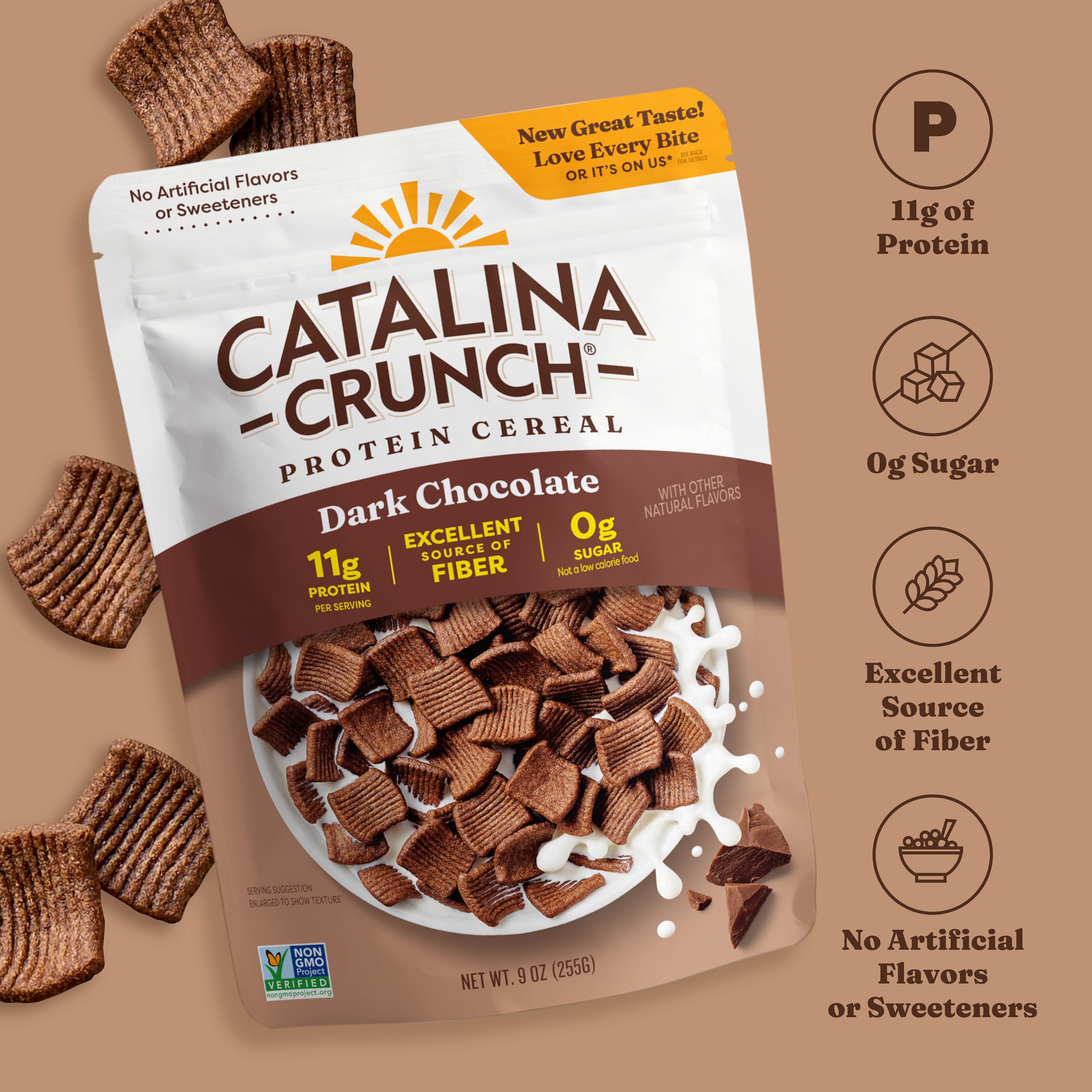 Best Price Catalina Crunch Dark Chocolate Protein Cereal