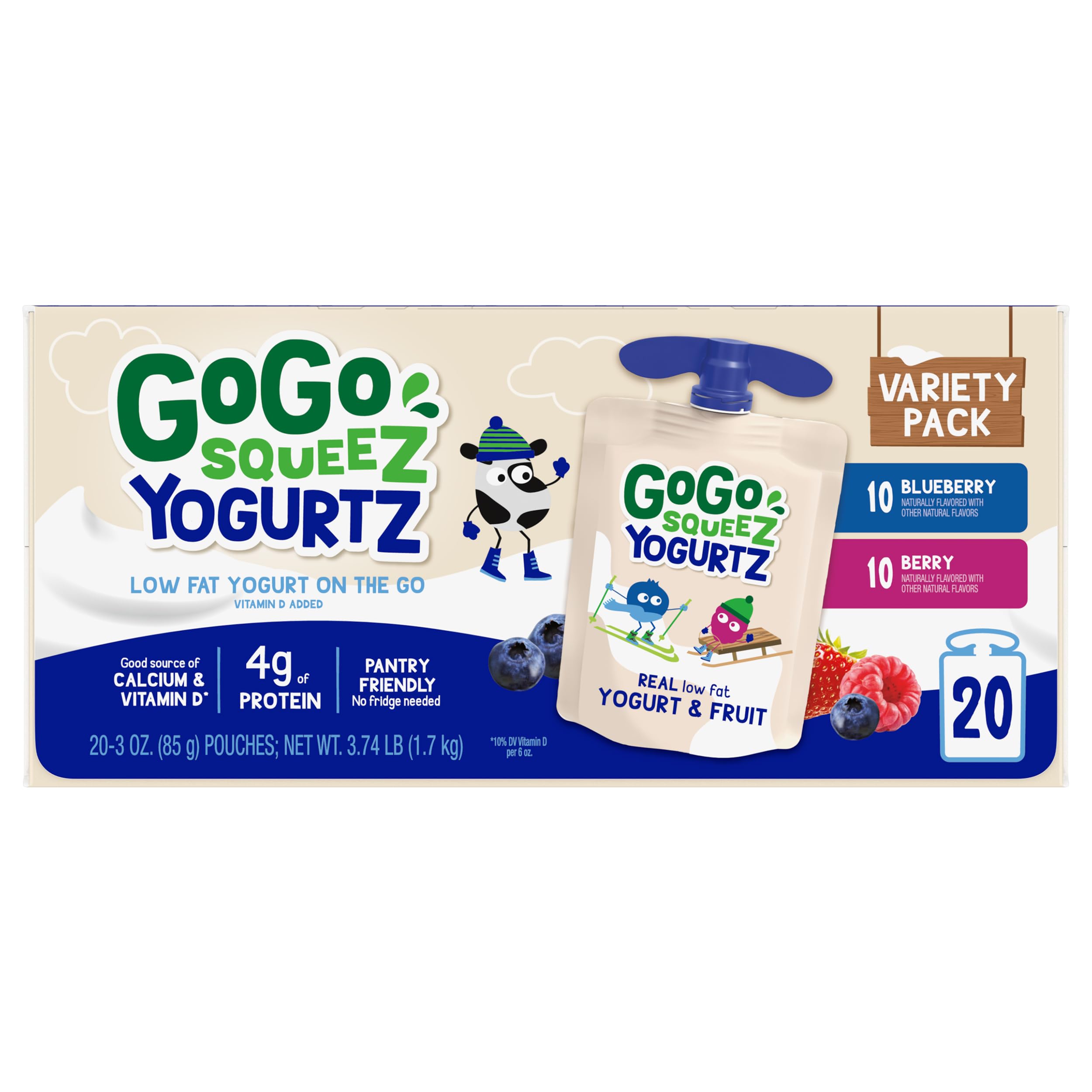 Best Price GoGo squeeZ yogurtZ Variety Pack