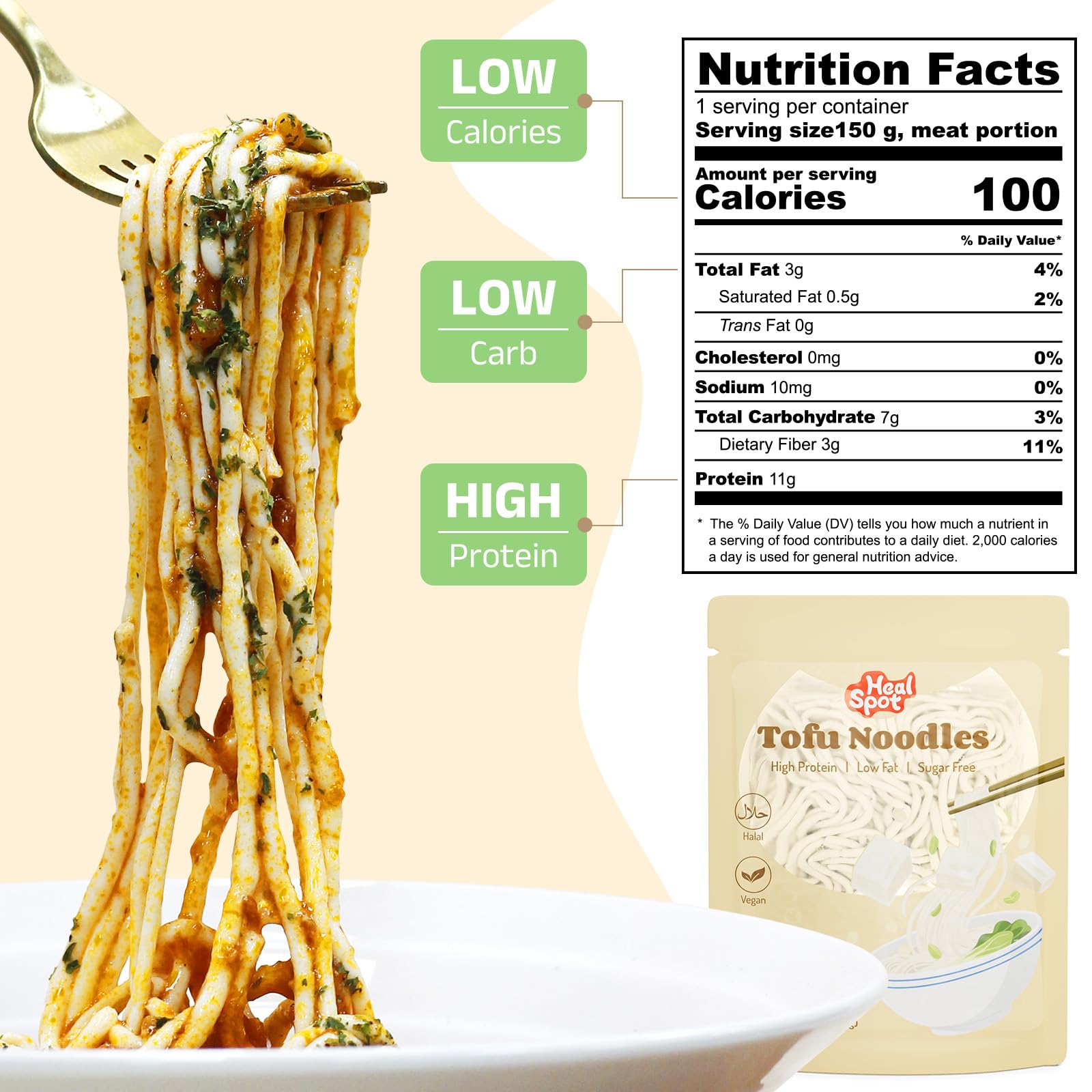 Best Price HealSpot Tofu Noodles