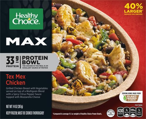 Best Price Healthy Choice Max Bowl Tex Mex Chicken Frozen Meal