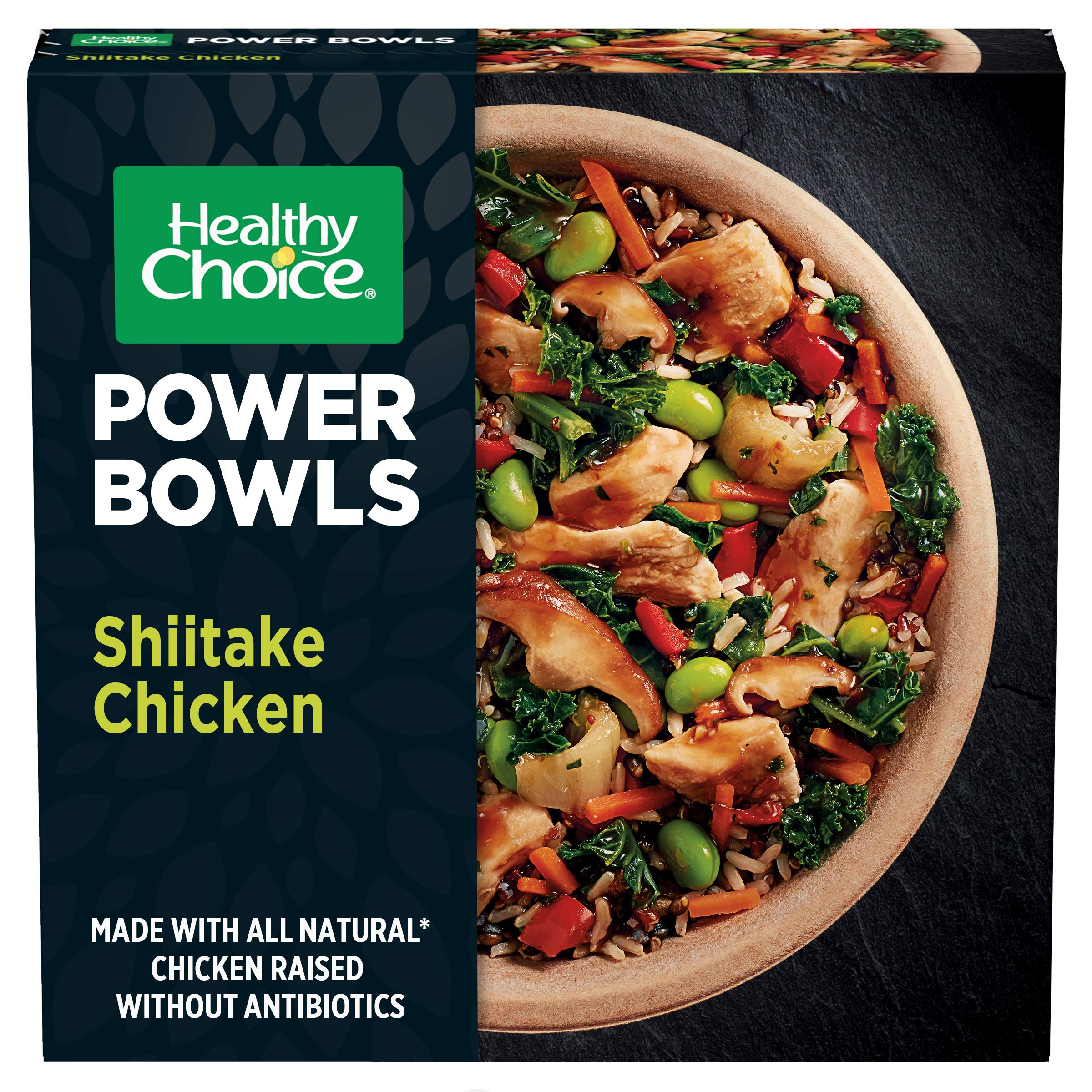 Best Price Healthy Choice Power Bowls Shiitake Chicken, Frozen Microwave Meal with No Preservatives, 9.25 oz