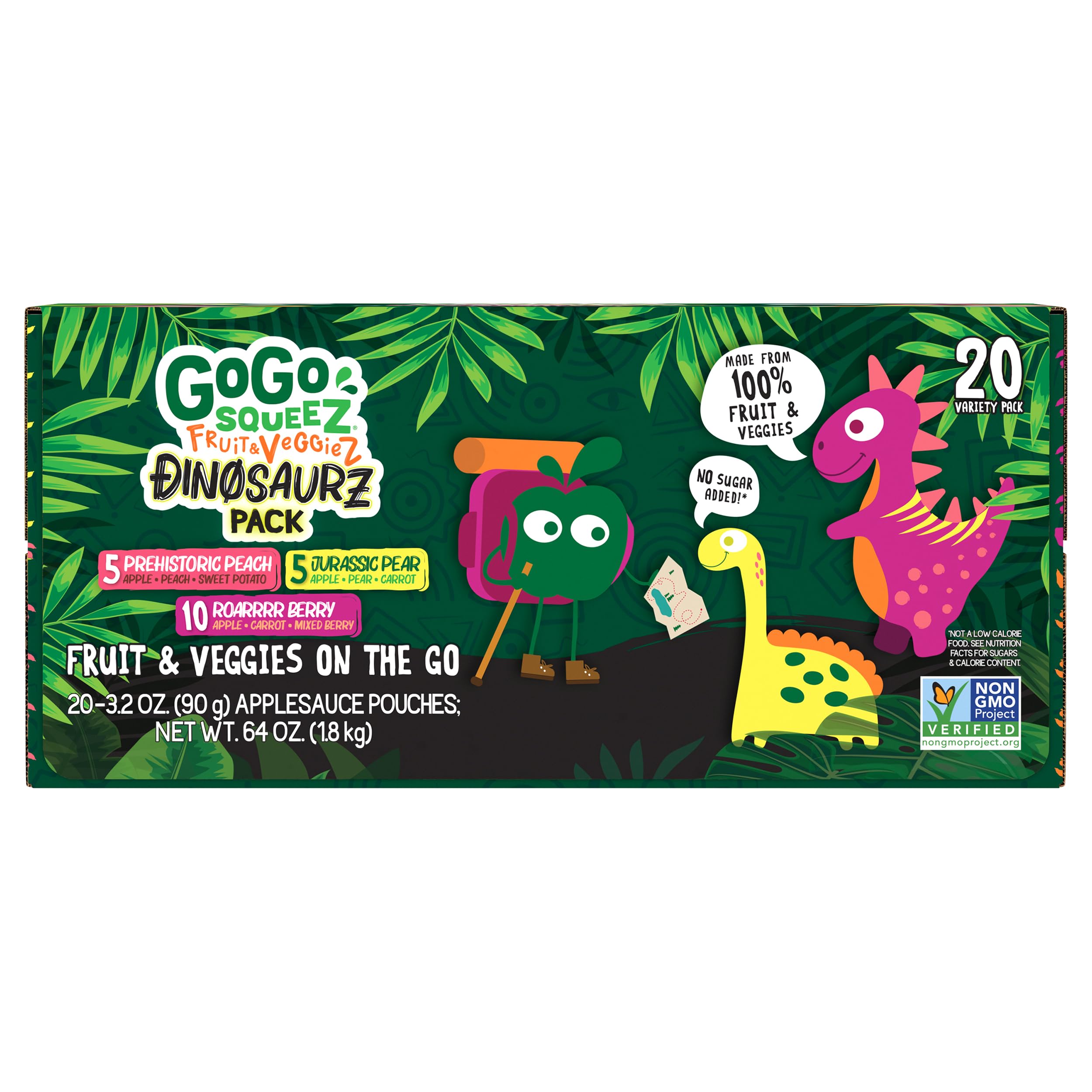 Buy GoGo squeeZ Fruit & VeggieZ Applesauce & Puree Variety Pack