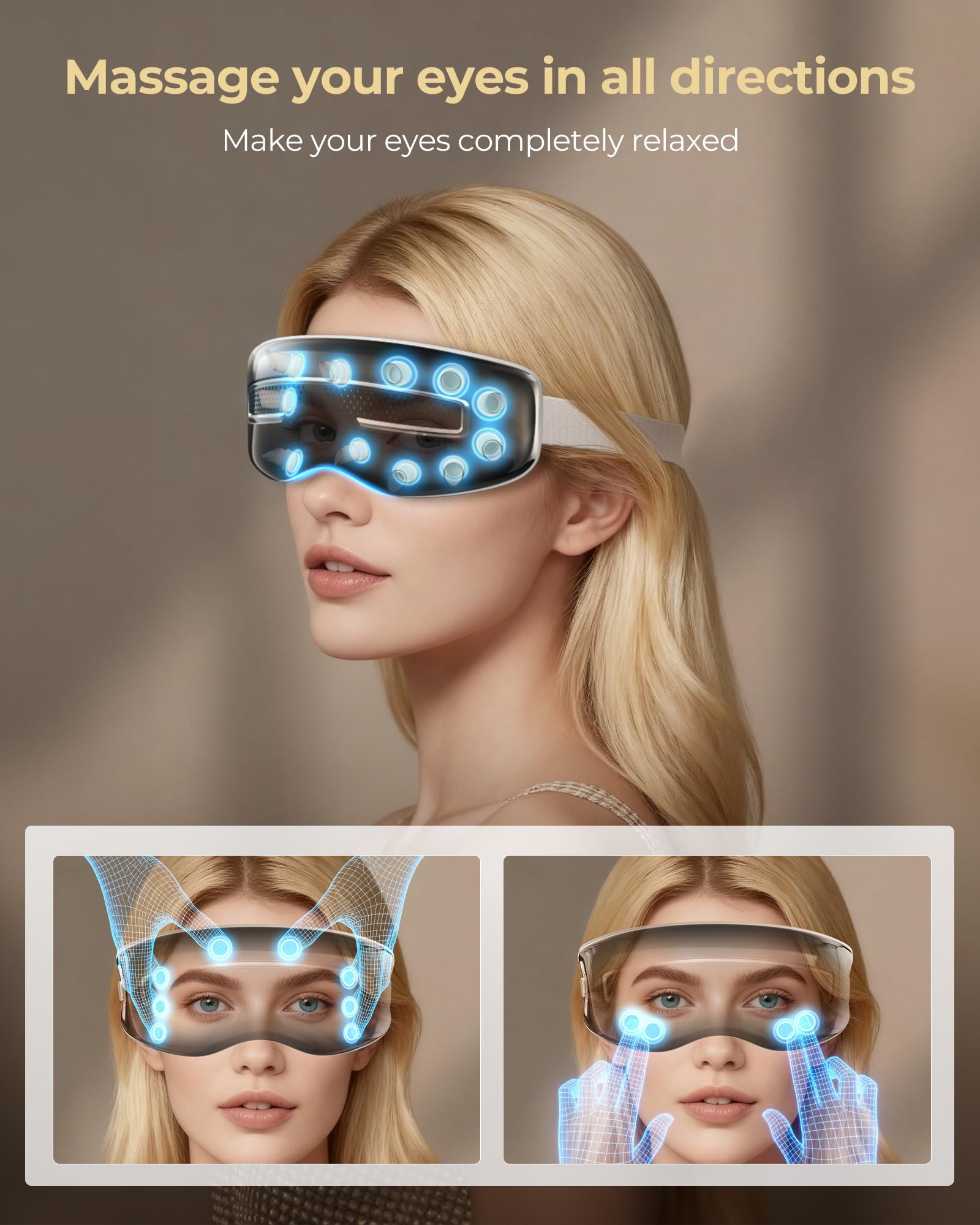 Buy Heated and Cooling Eye Massager