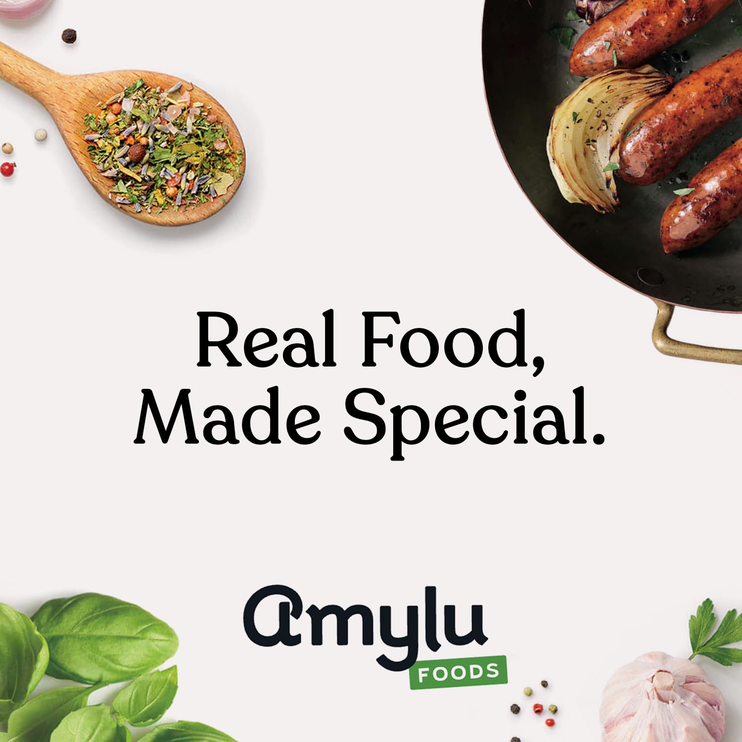 Discount Amylu Foods Roasted Garlic Chicken Meatballs