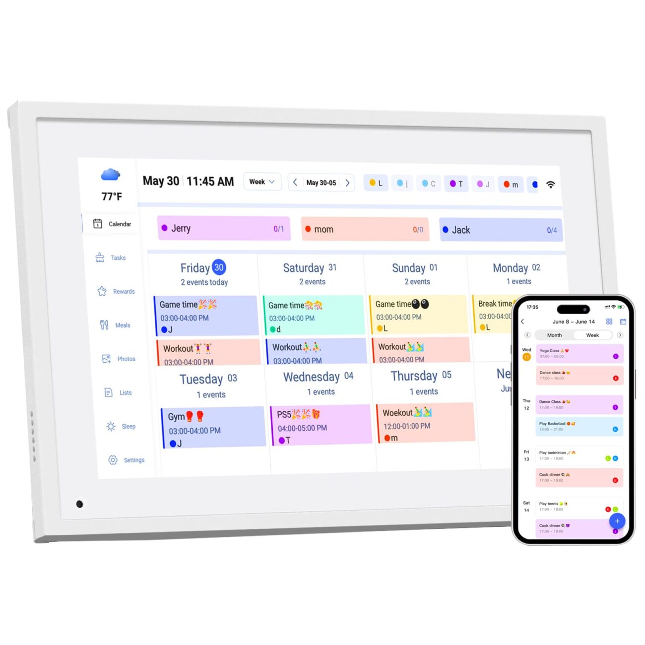 "Best Price 10.1-Inch Digital Wall Planner & Chore Chart – Smart Touchscreen Family Calendar, Hearth Display, Interactive Scheduler & Digital Photo Frame"
