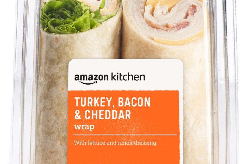 Best Price Amazon Kitchen Turkey, Bacon & Cheddar Wrap with Ranch, 8.5 oz