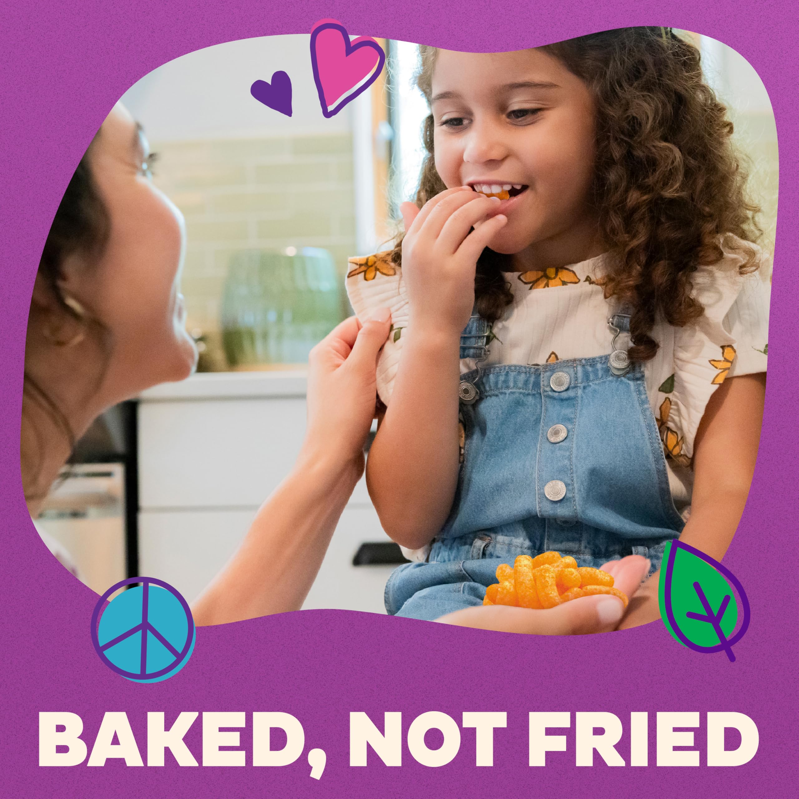 Best Price Annie's Organic Cheddar Cheesy Smiles Baked Corn Puffs, Gluten Free, 4 oz