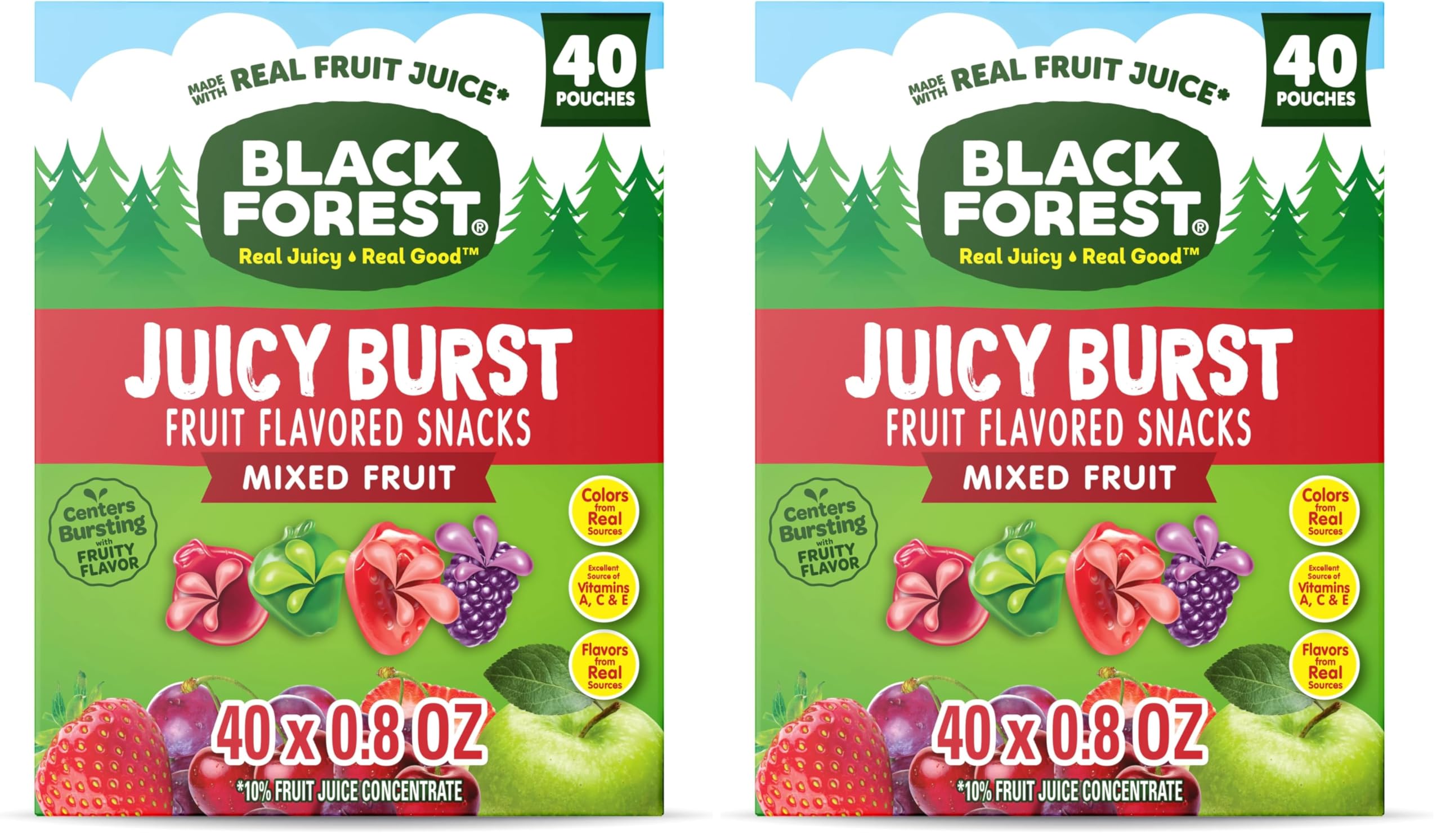 Best Price Black Forest Juicy Burst Fruit Snacks