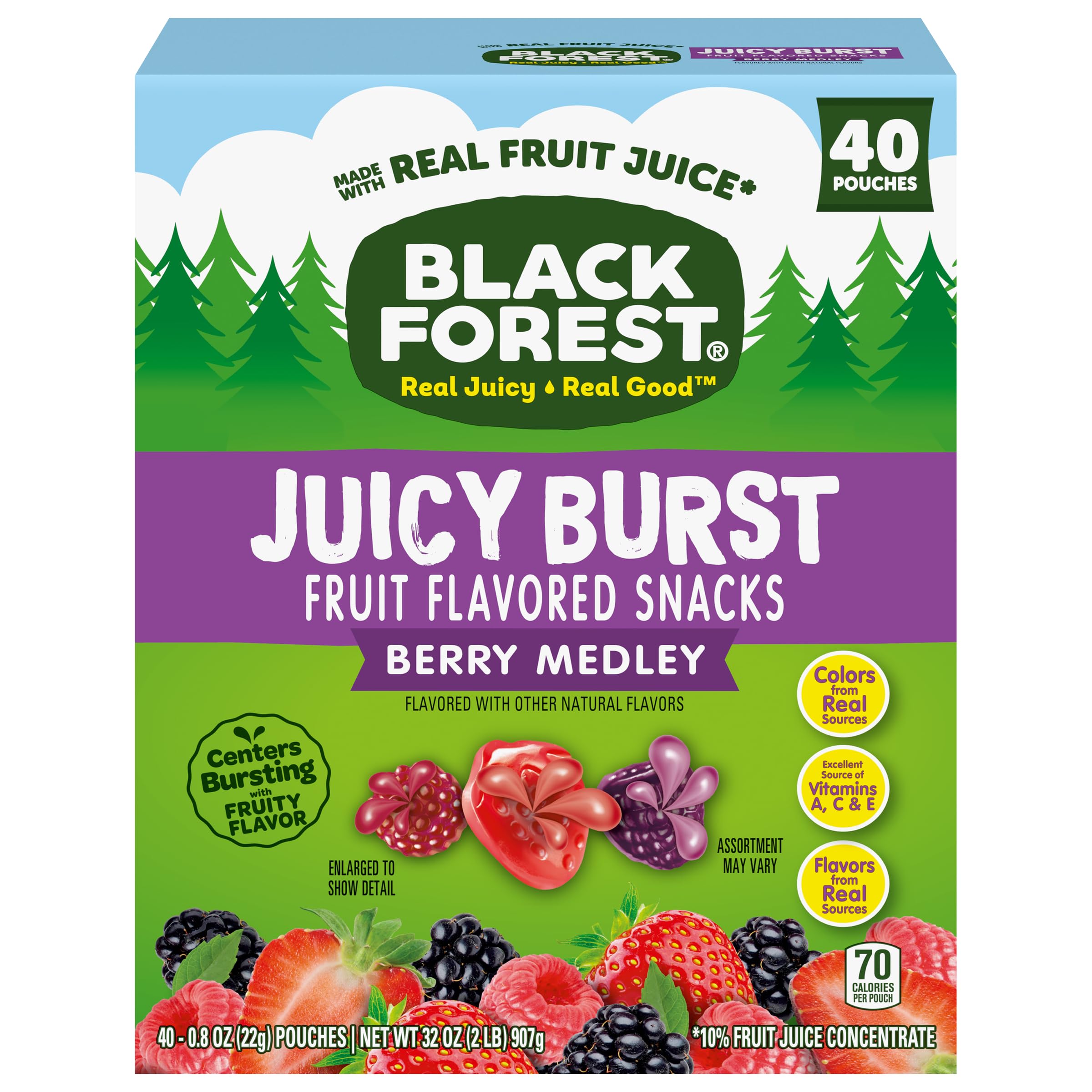 Best Price Black Forest Juicy Burst Fruit Snacks