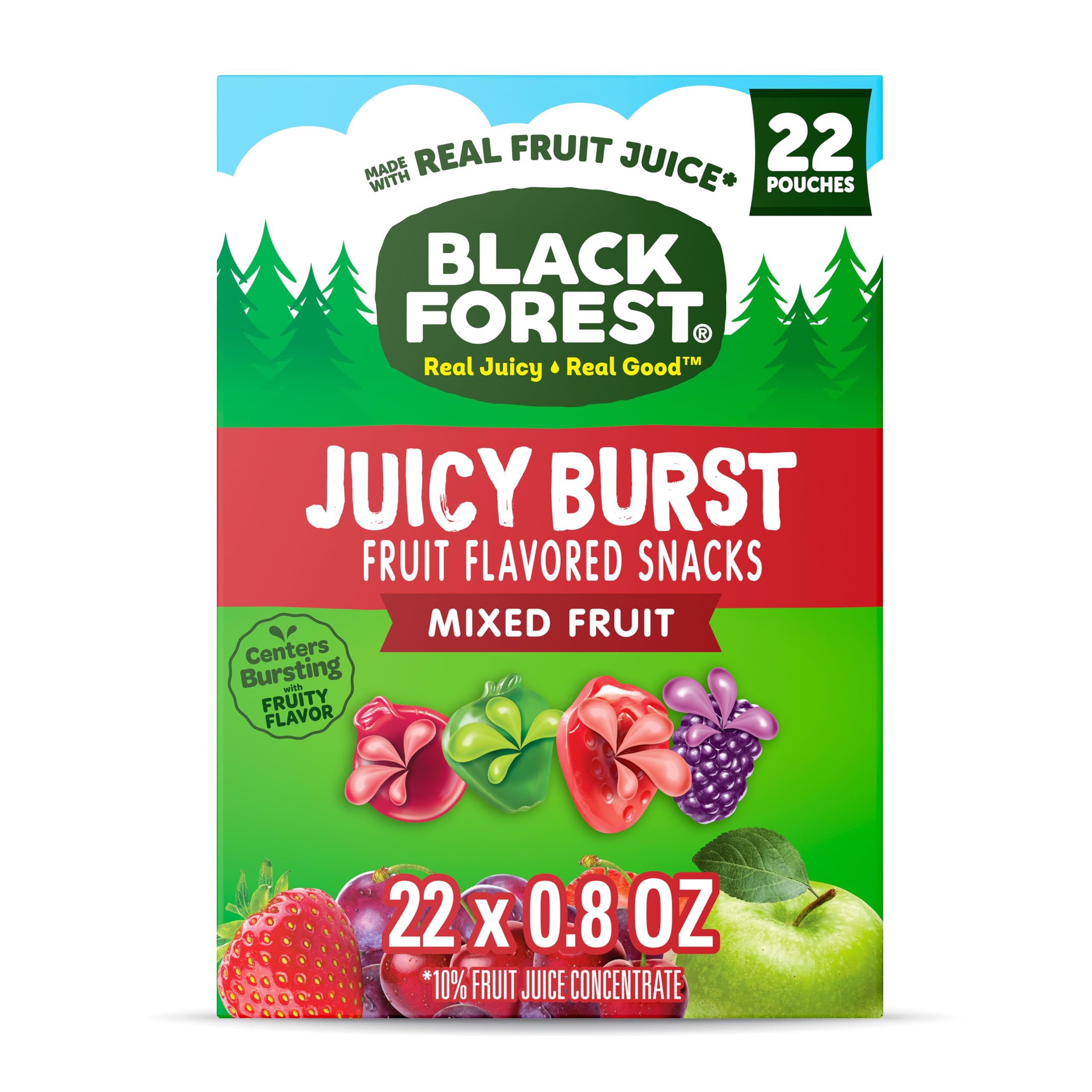 Best Price Black Forest Juicy Burst Fruit Snacks