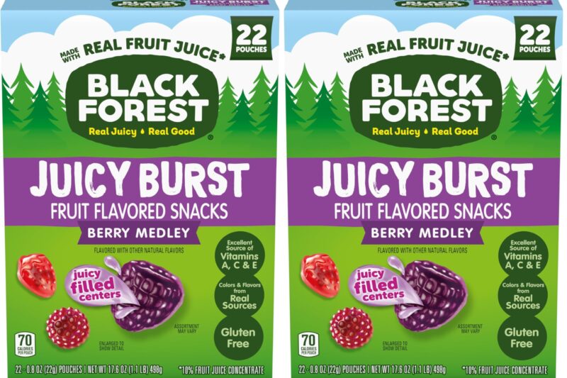 Best Price Black Forest Juicy Burst Fruit Snacks