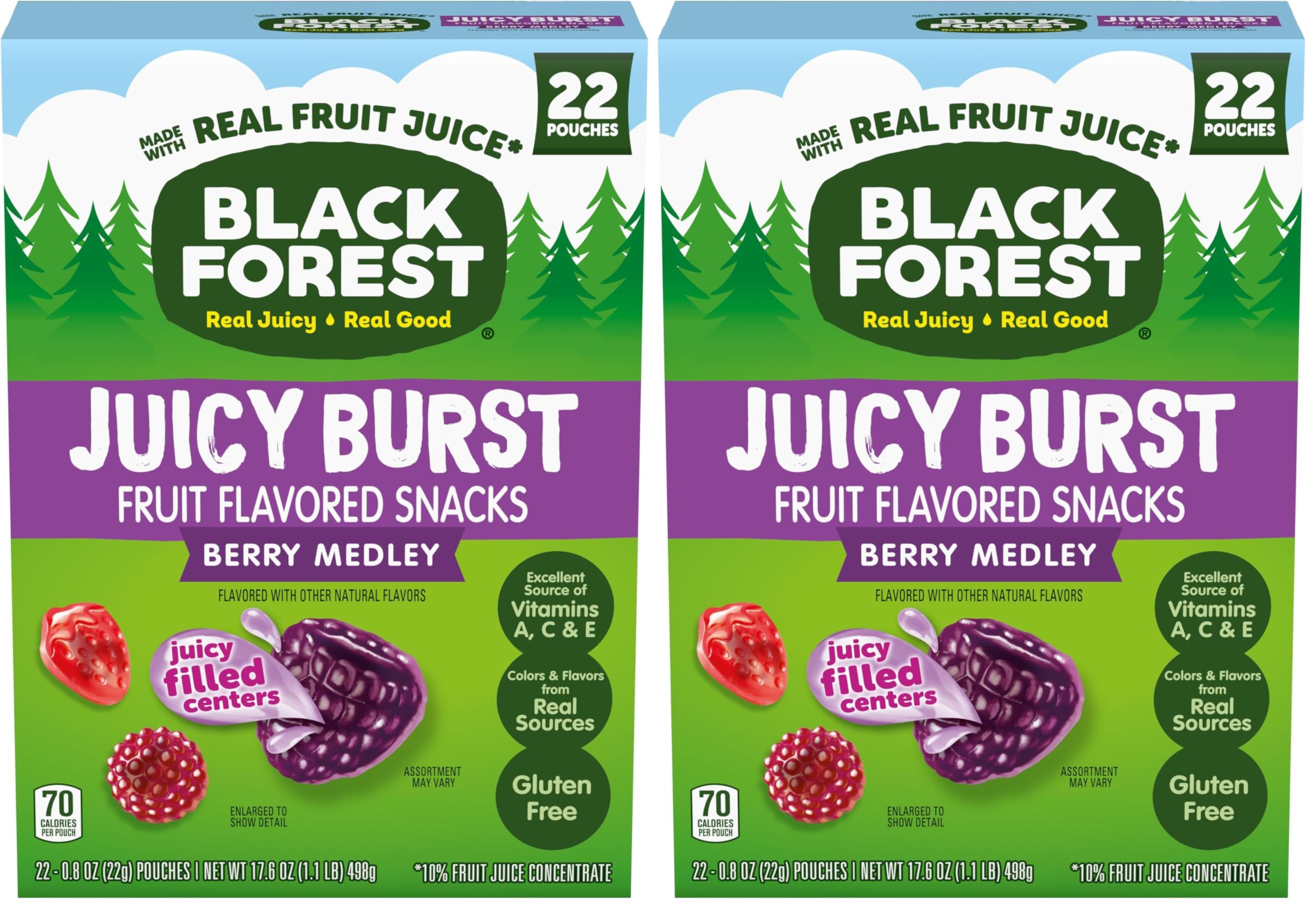 Best Price Black Forest Juicy Burst Fruit Snacks
