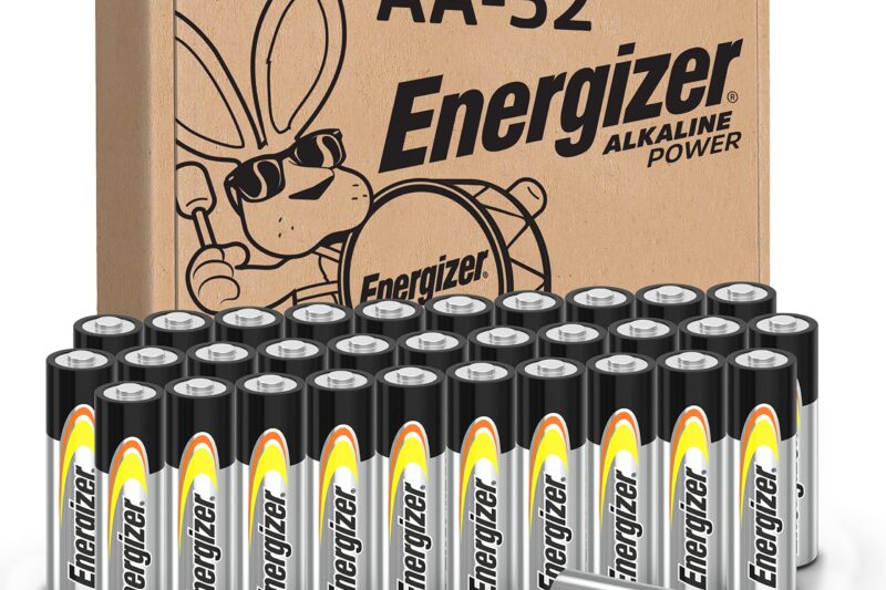 Best Price Energizer AAA Alkaline Power Batteries, 32-Pack, Long-Lasting Triple A for Everyday Devices and Emergency Use.