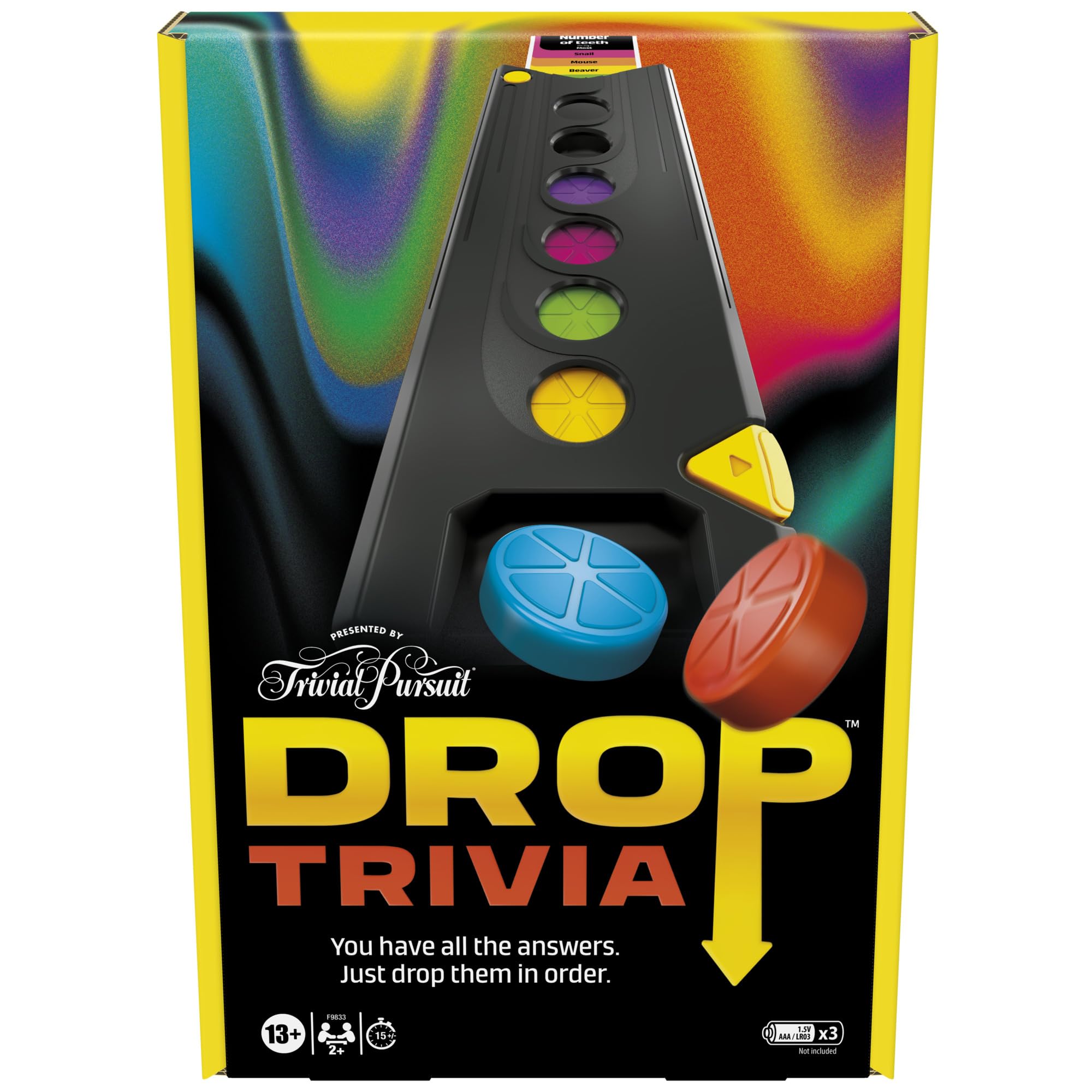 Best Price Hasbro Gaming Drop Trivia Game