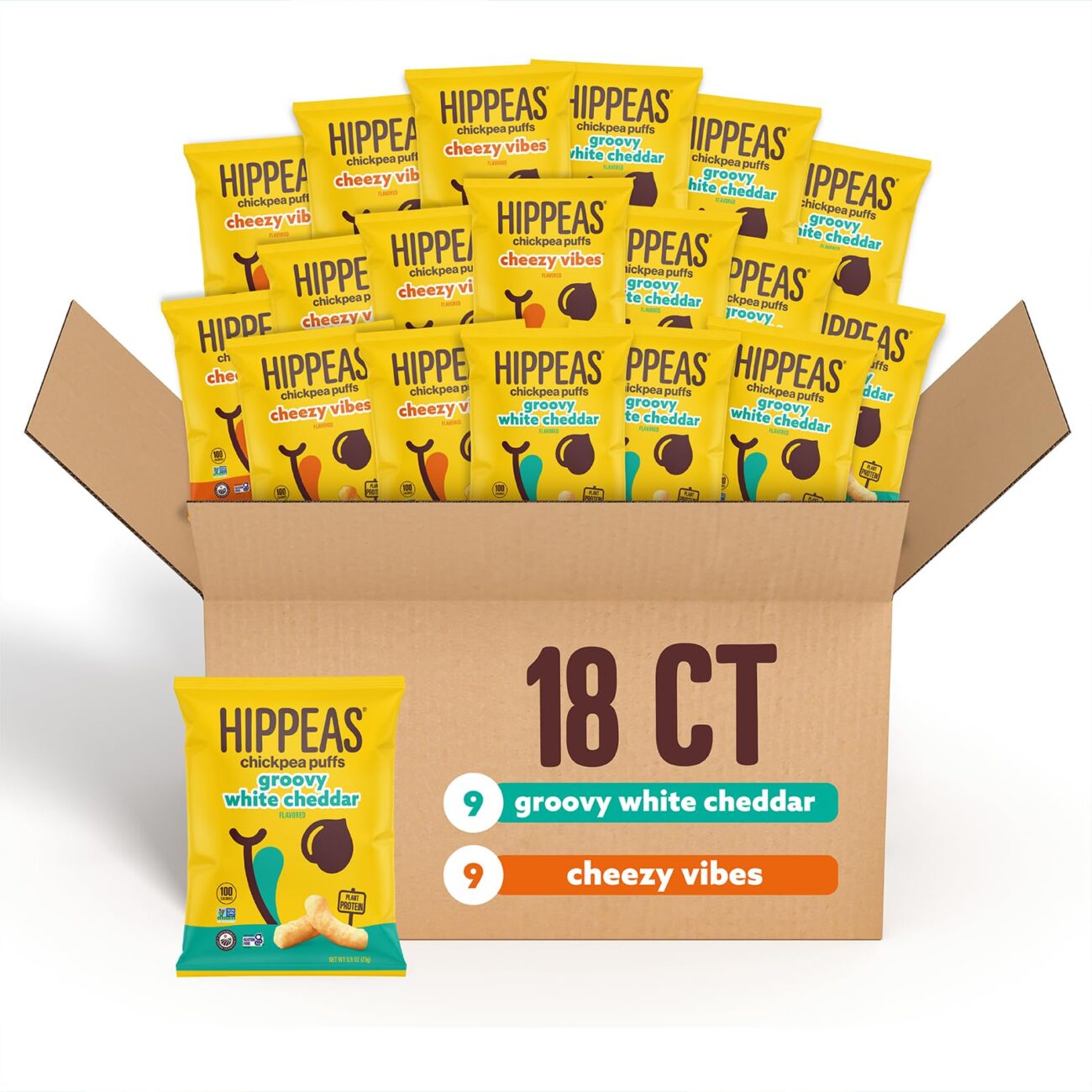 Best Price Hippeas Chickpea Puffs Variety Pack
