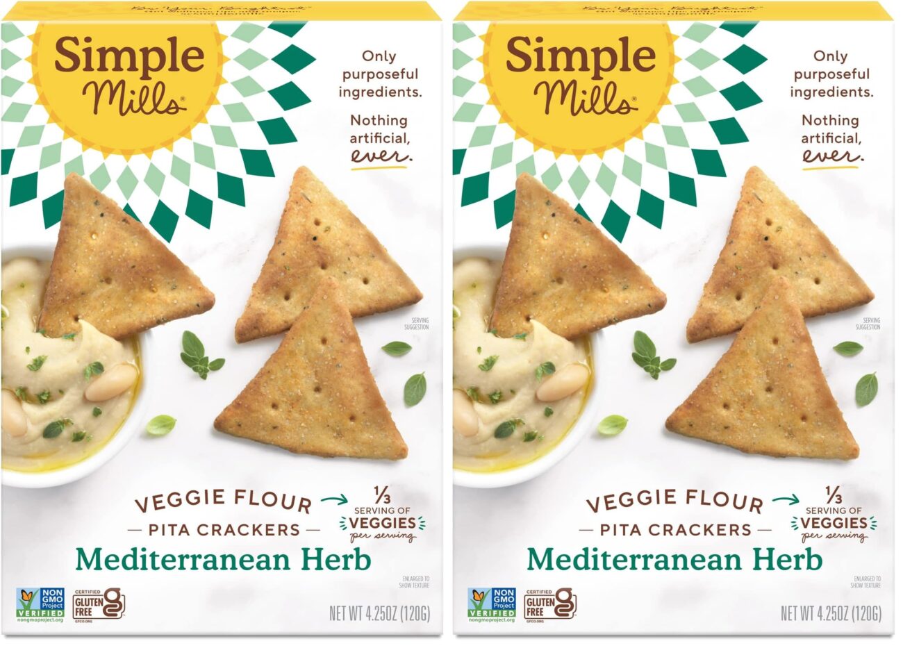 Best Price Simple Mills Veggie Pita Crackers