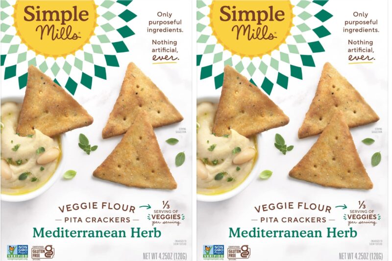 Best Price Simple Mills Veggie Pita Crackers
