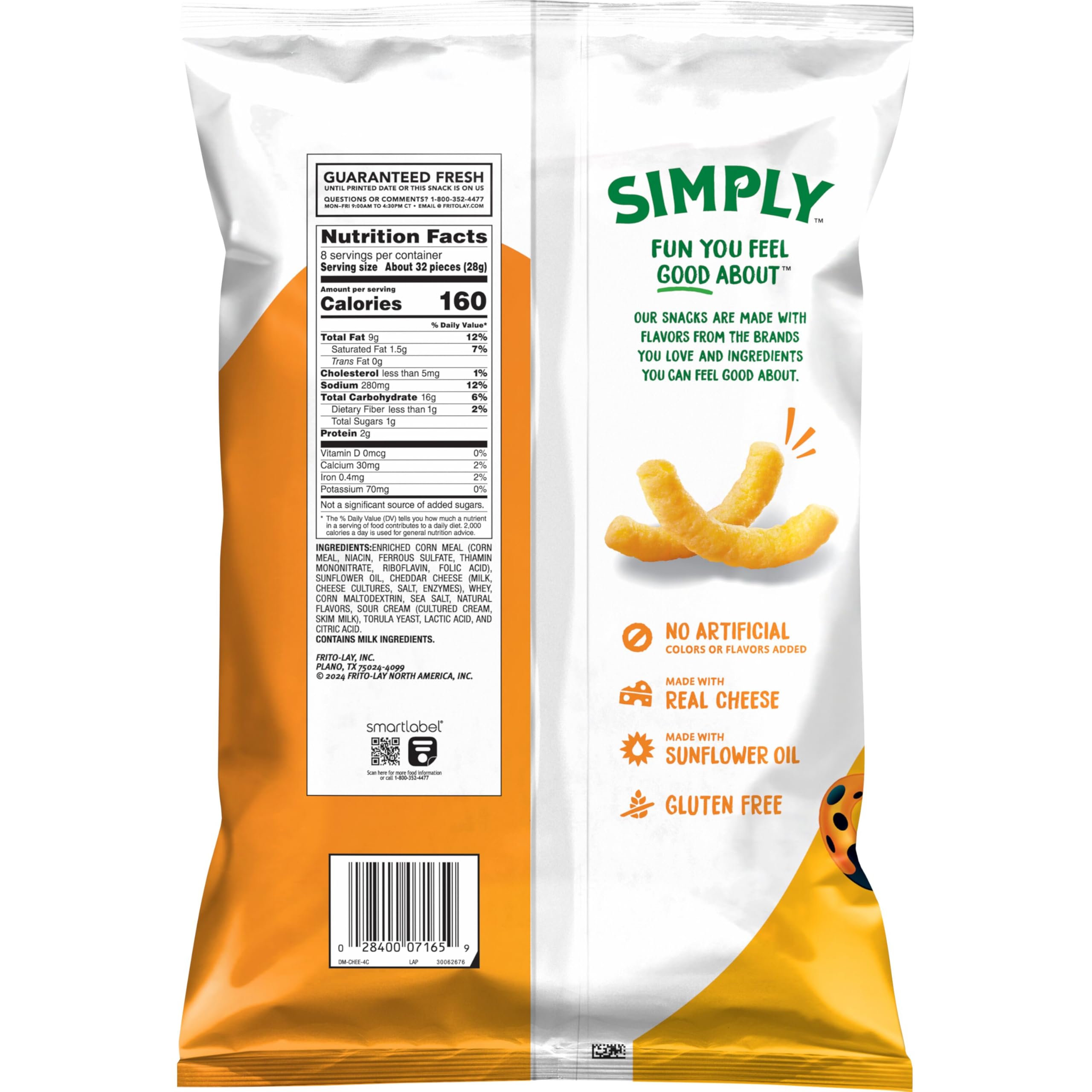 Best Price Simply Cheetos White Cheddar Cheese Puffs