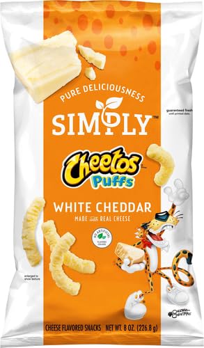 Best Price Simply Cheetos White Cheddar Cheese Puffs