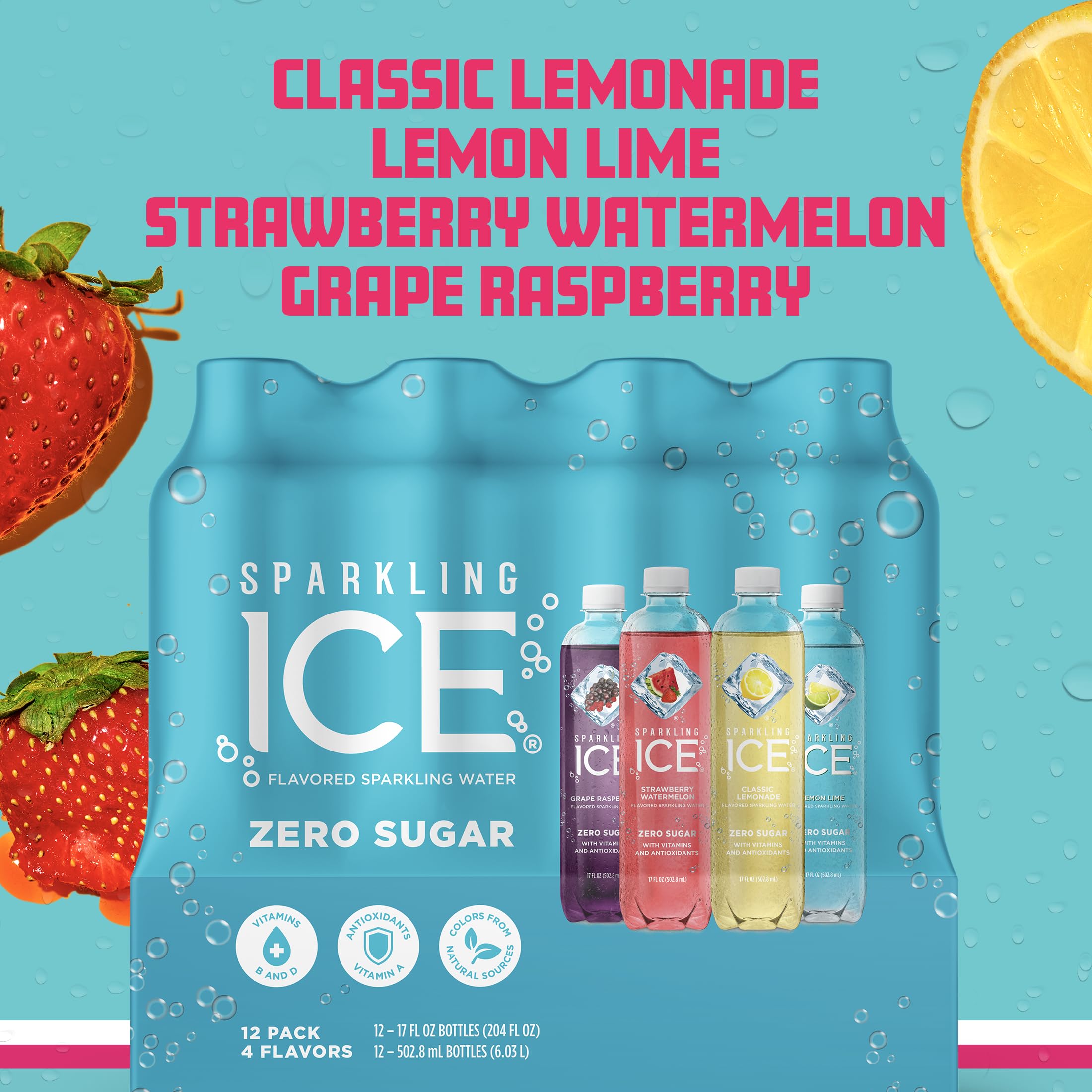 Best Price Sparkling Ice Purple Variety Pack