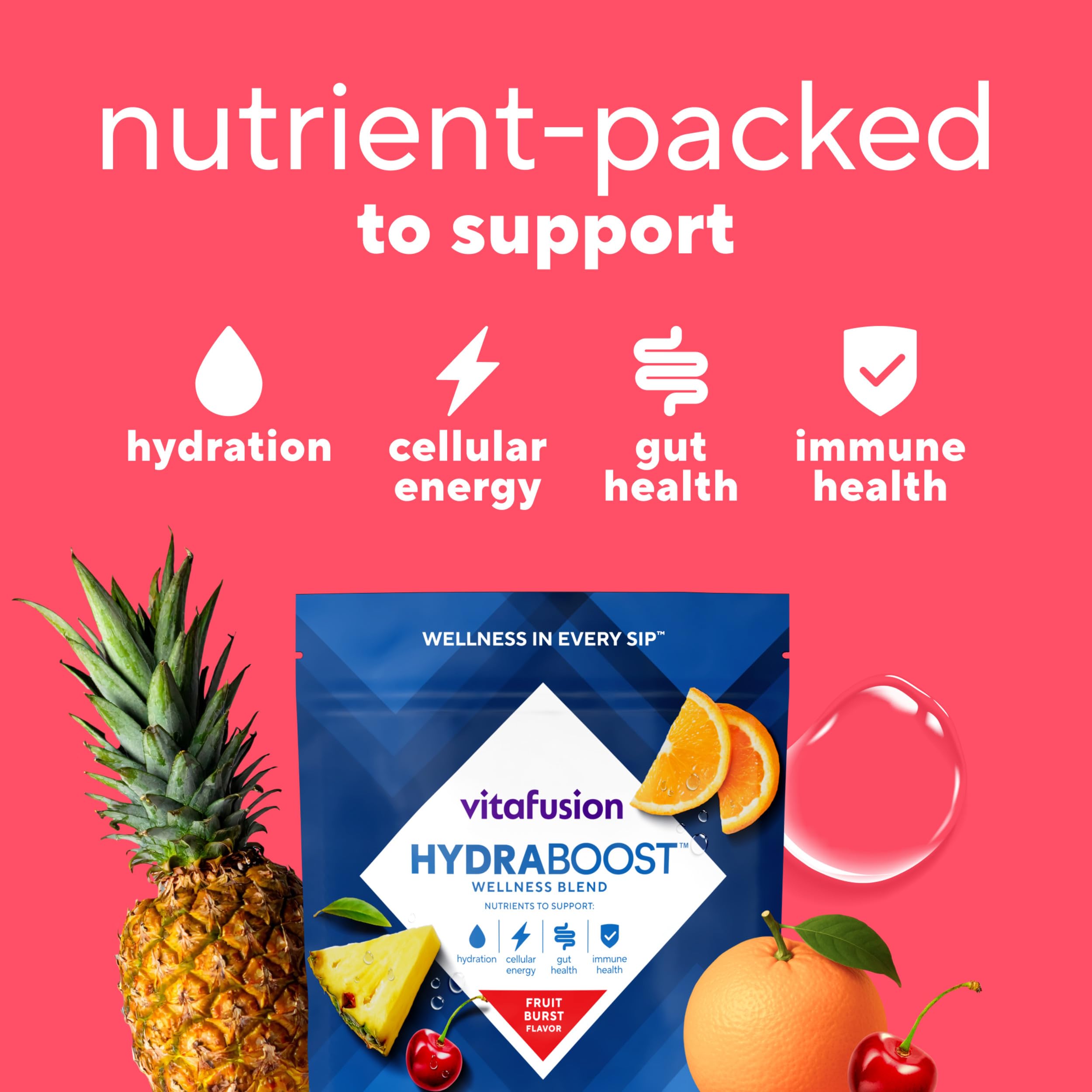 Best Price Vitafusion Hydraboost Electrolyte Drink Powder Packets