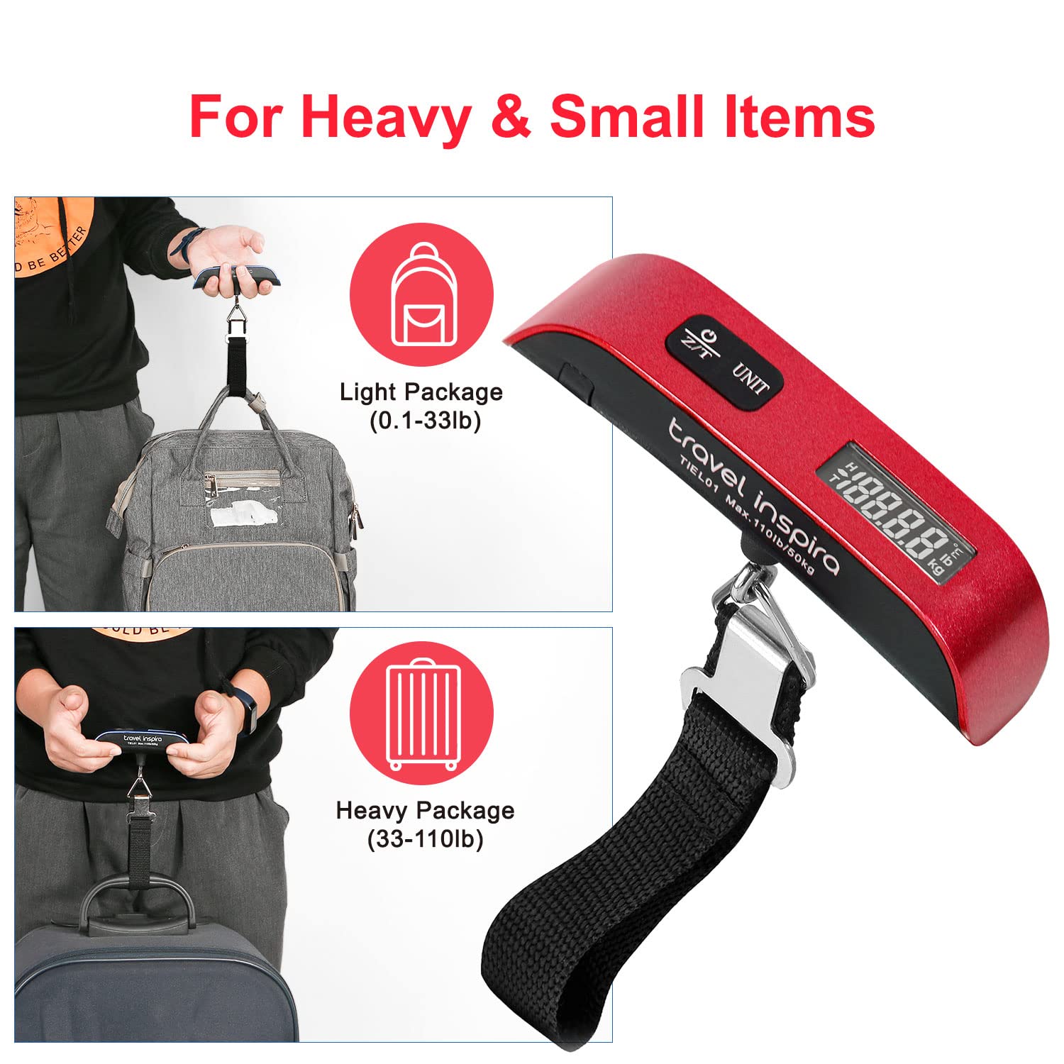 Buy: Travel Inspira Portable Digital Luggage Scale