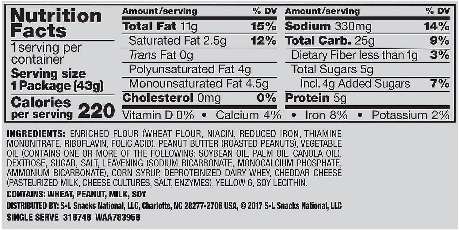 Cheap Lance Sandwich Crackers Variety Pack