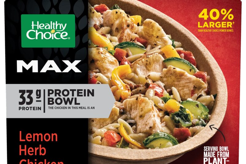 Discount Healthy Choice Max Bowl Lemon Herb Chicken, 13.75 oz