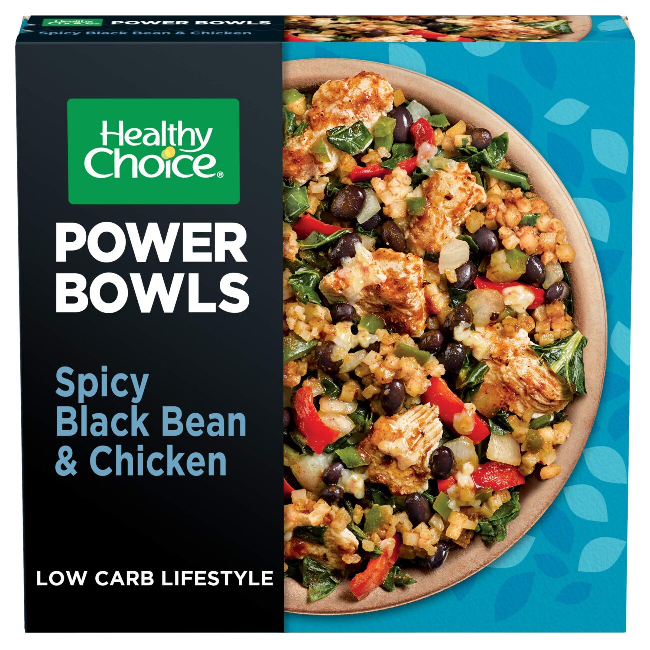 Discount Healthy Choice Power Bowls Spicy Black Bean & Chicken with Riced Cauliflower, Grain & Gluten Free, No Preservatives, Frozen Meal.