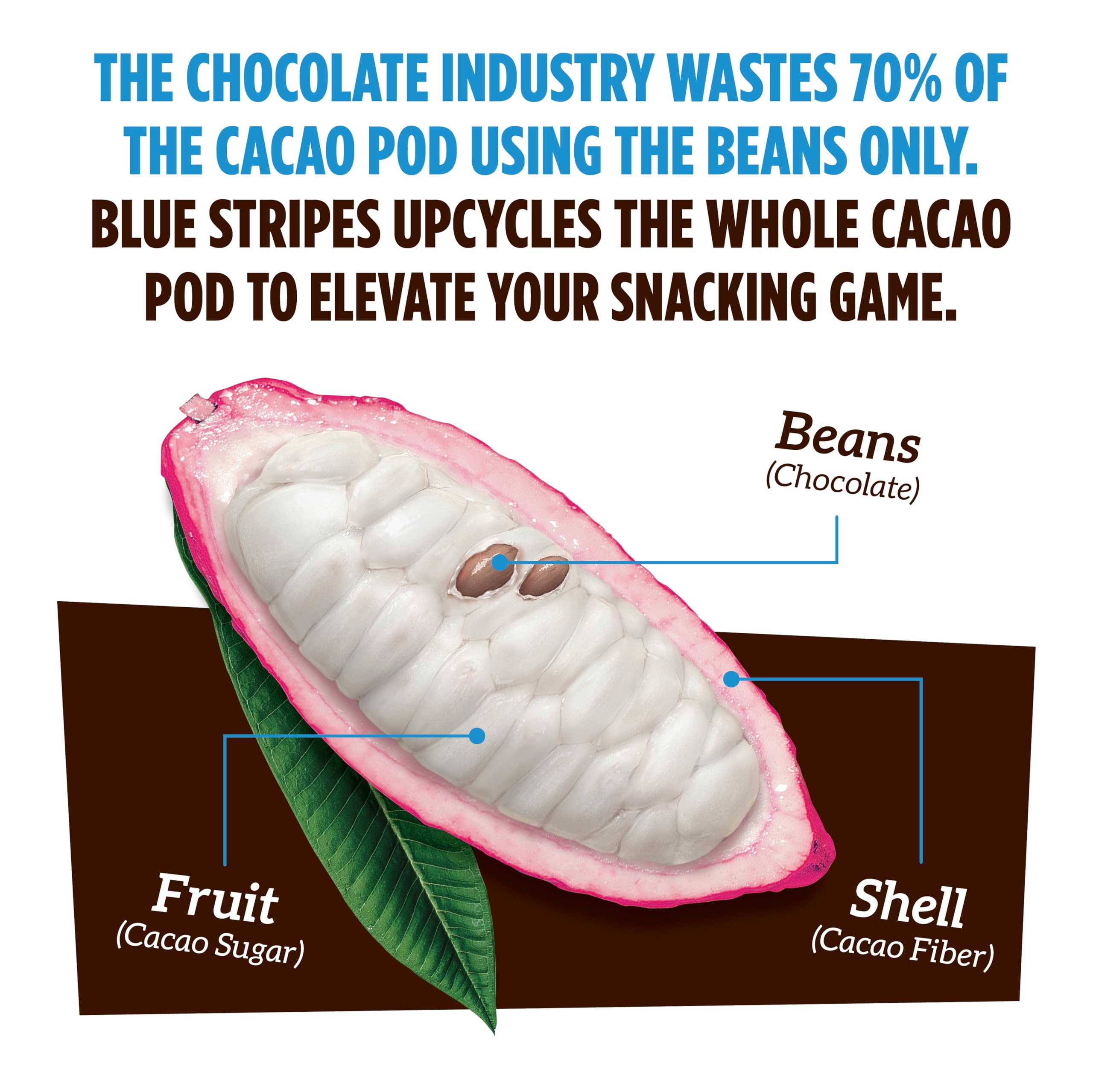 Top Rated Blue Stripes Trail Mix - Dark Chocolate Coconut, Mixed Nuts, Cashews, 70% Cacao, Unrefined Sugar, Non-GMO, Gluten-Free, Vegan, Healthy Snacks for Adults, 2 Pack (8