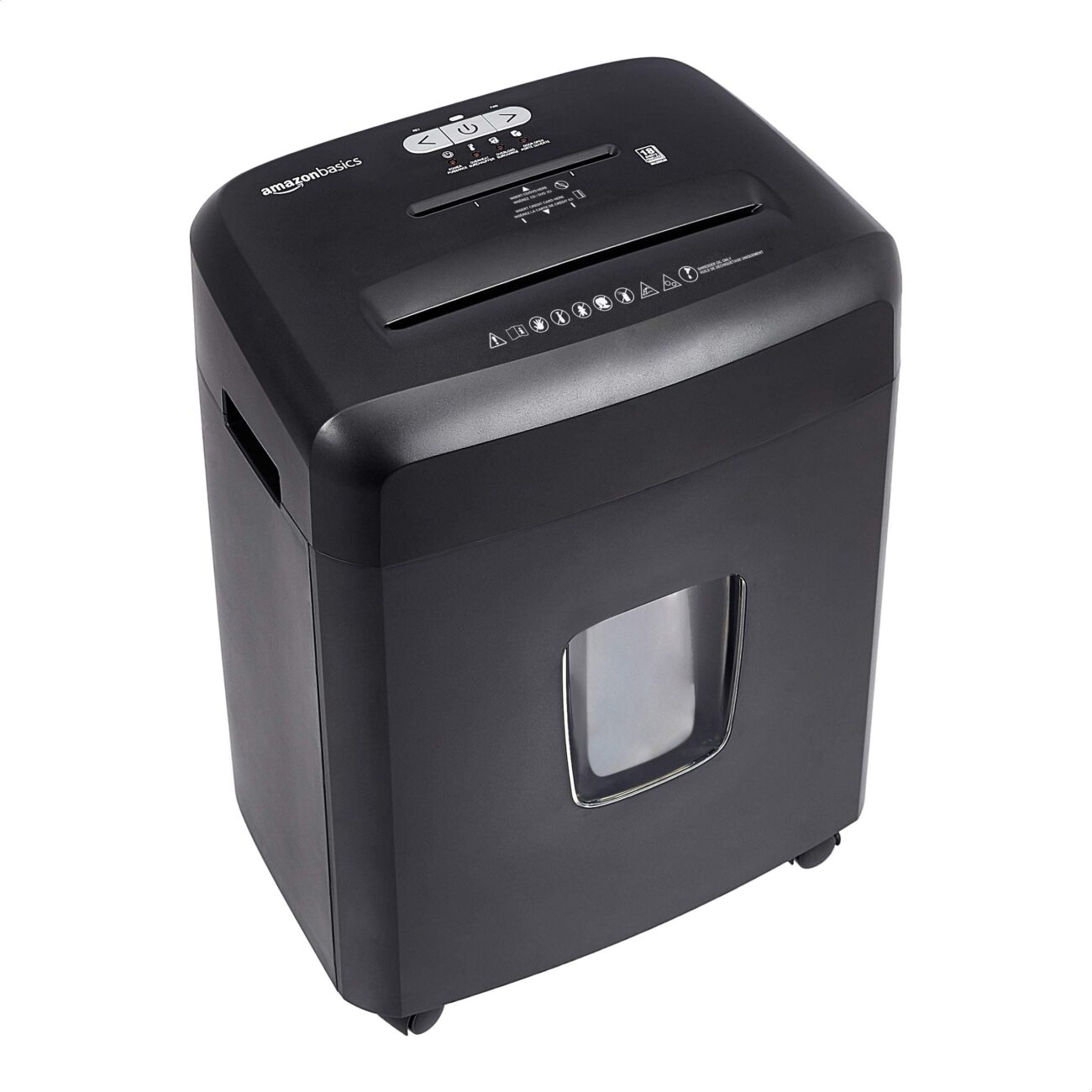 Best Price Amazon Basics 8-Sheet Cross-Cut Paper and Credit Card Shredder - Black