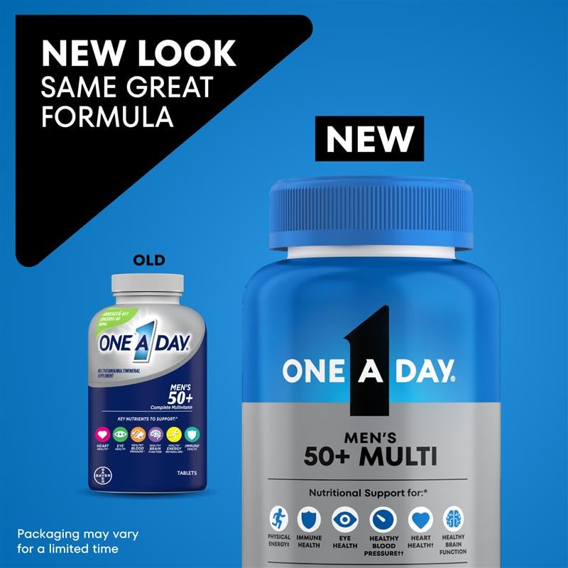Best Price One A Day Men’s 50+ Healthy Advantage Multivitamin