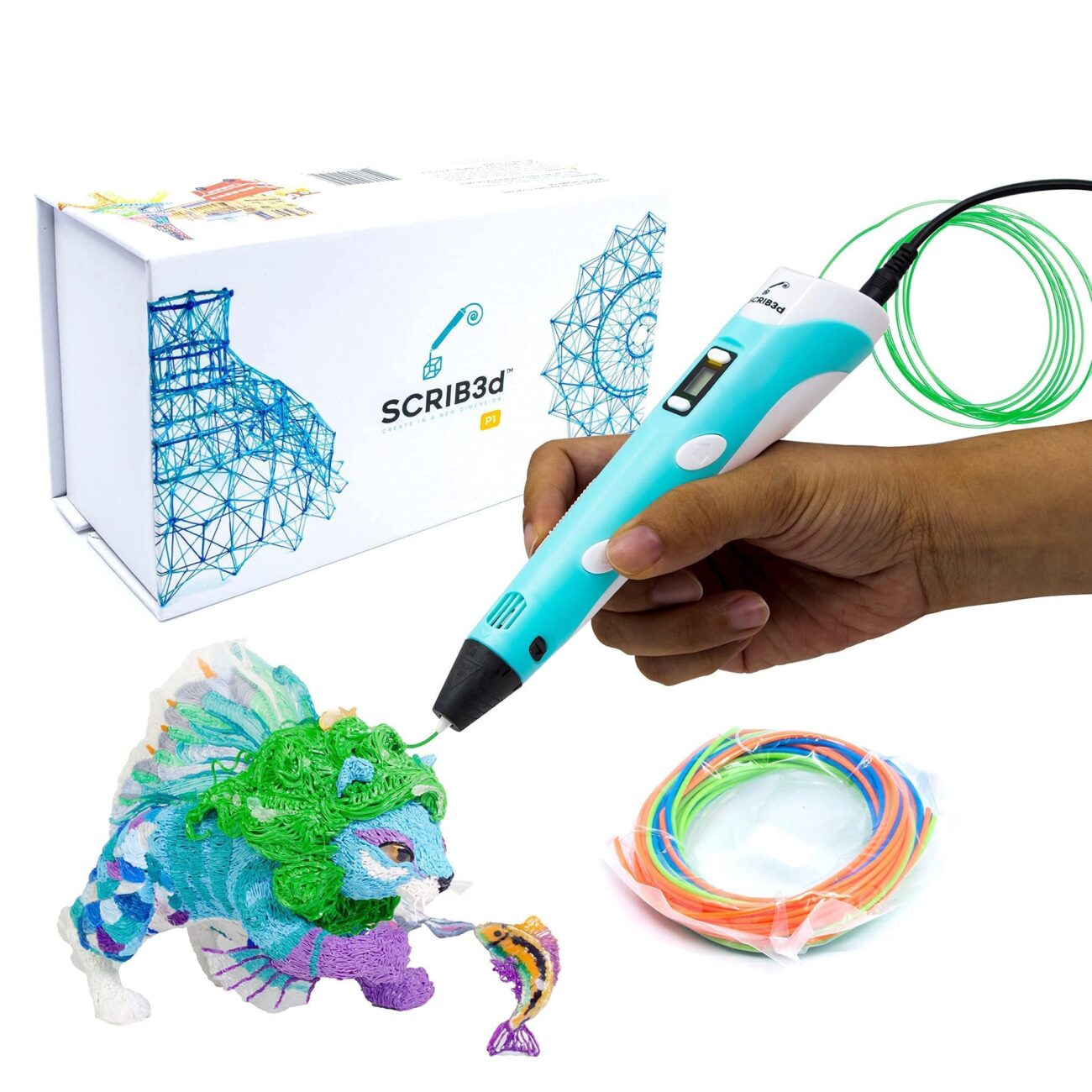 "Best Price SCRIB3D P1 3D Printing Pen with Display"