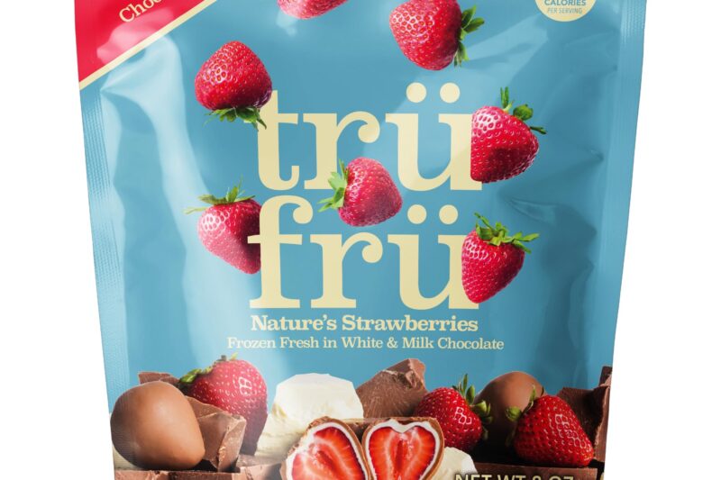 Best Price Tru Fru Nature’s Strawberries Hyper-Chilled in White and Milk Chocolate, 8 oz Bag