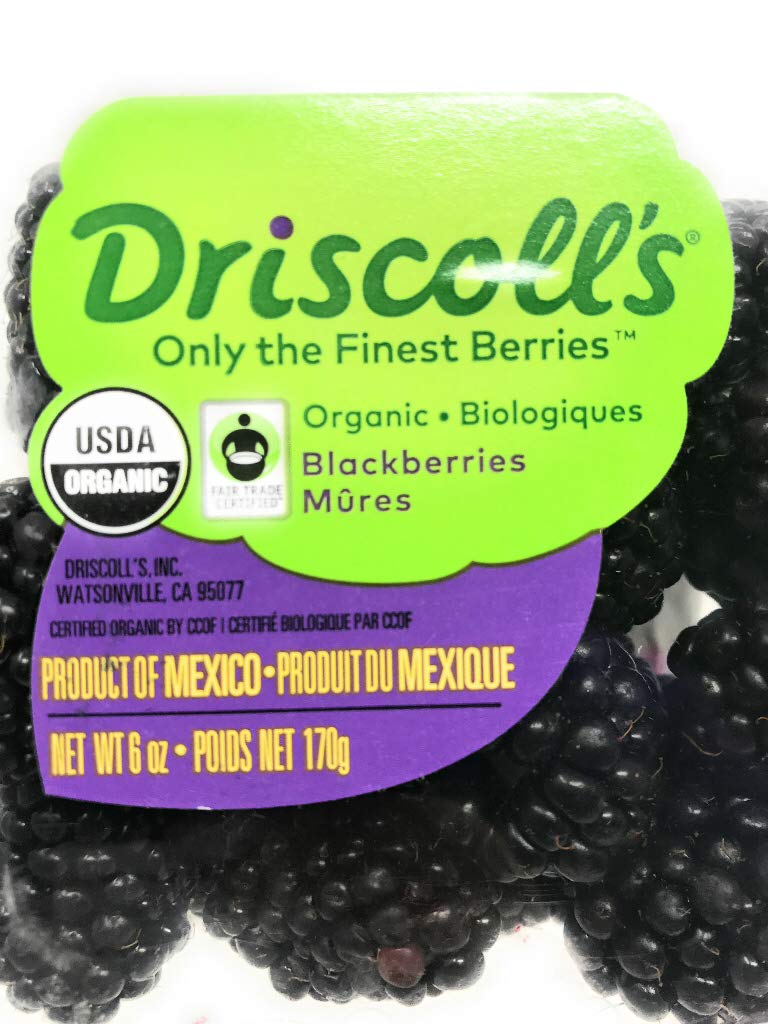 Discount 6 oz Organic Blackberries