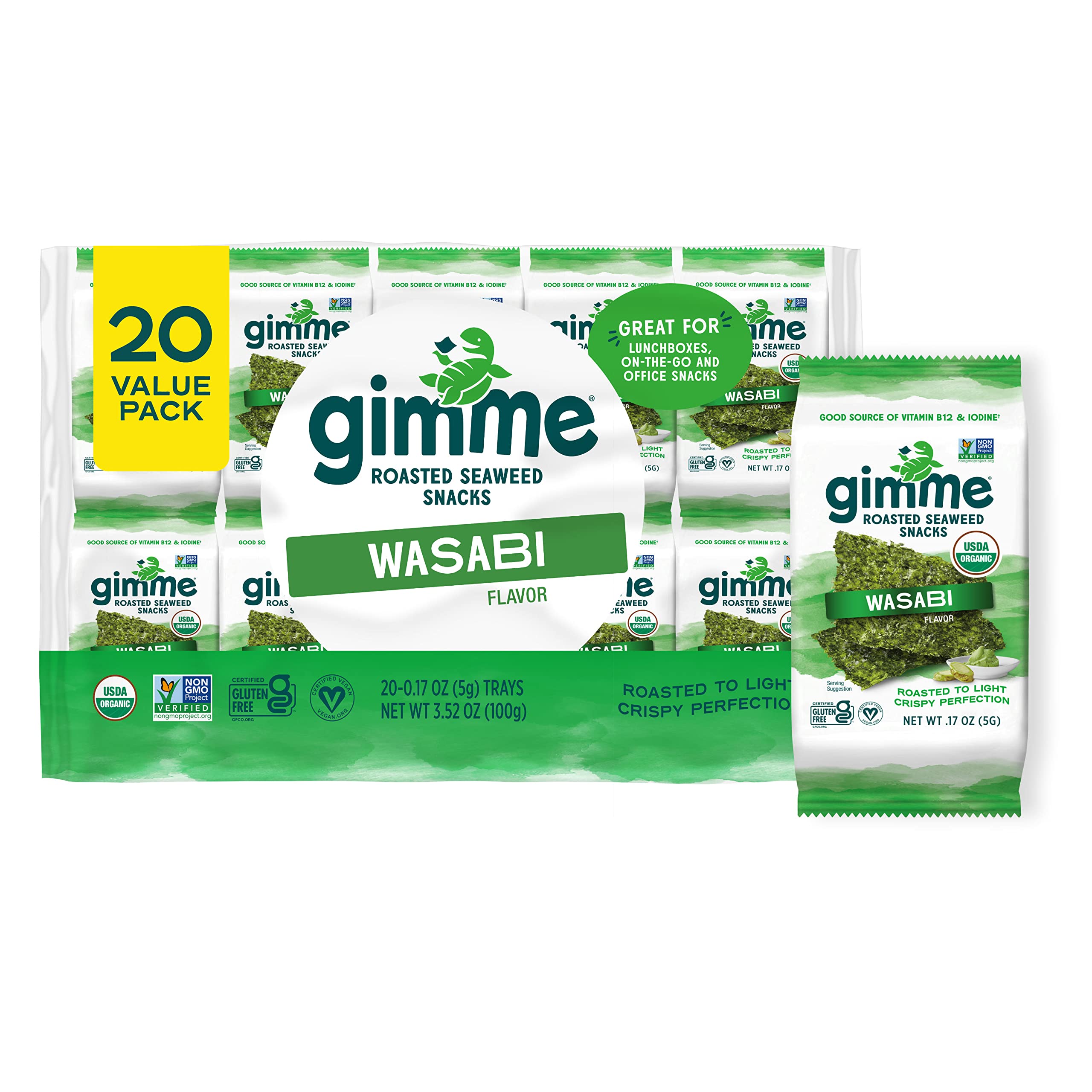 Discount Gimme Seaweed Organic Roasted Seaweed Snacks