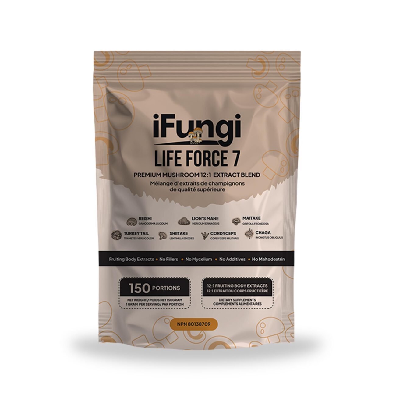 Top Rated iFungi Life Force 7 Mushroom Blend